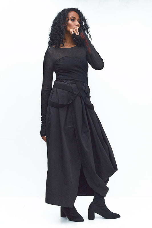 Black semi transparent base Embroidery G2A