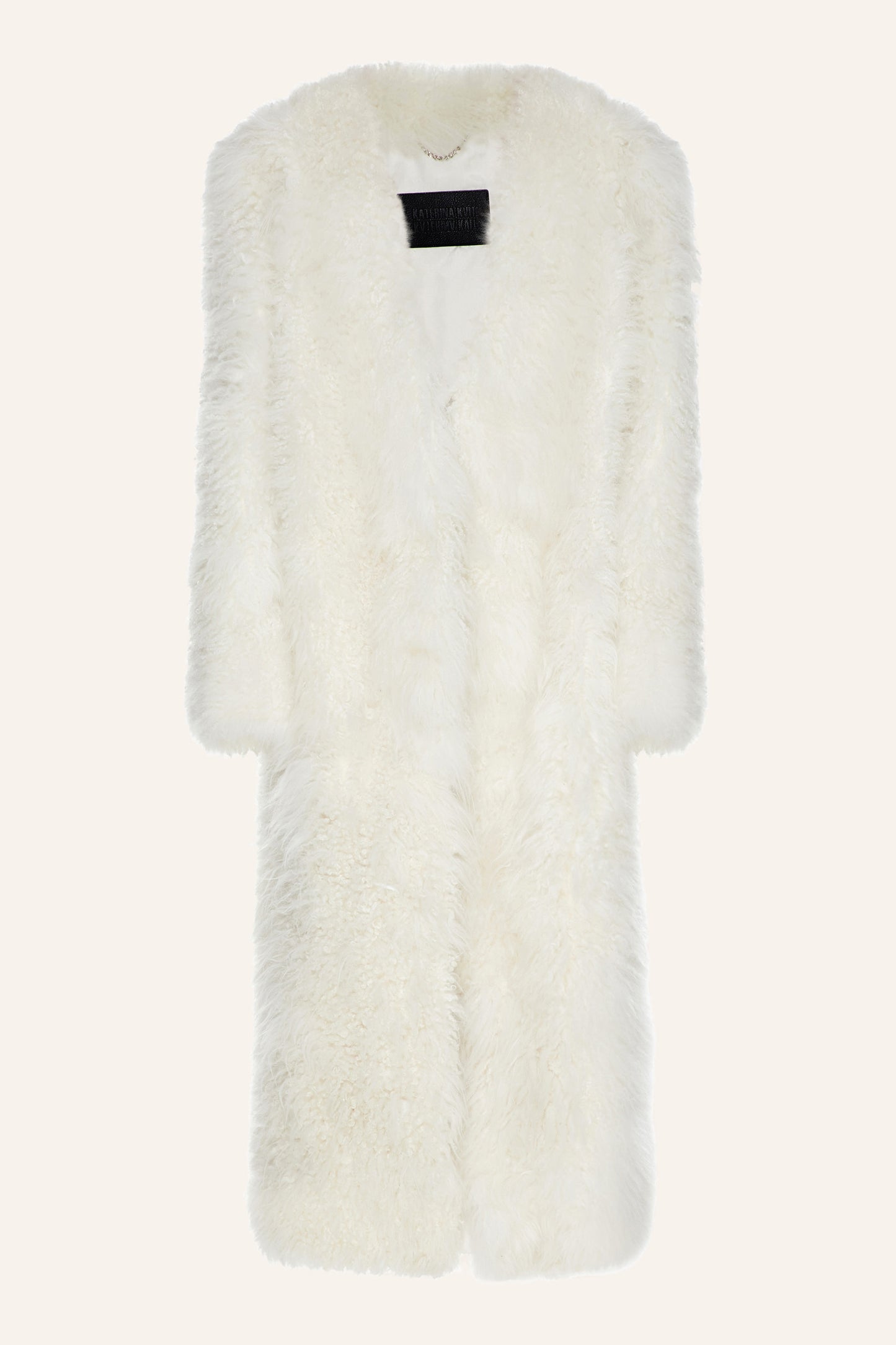 LONG FUR COAT KATERINA KVIT