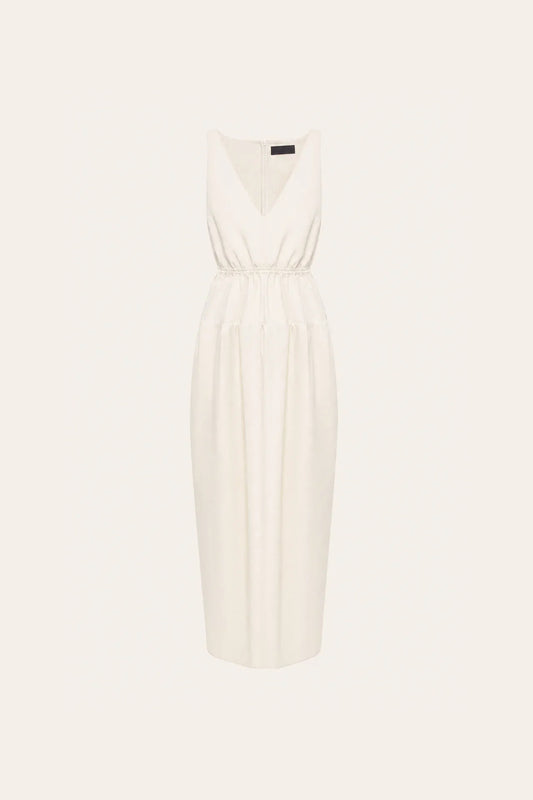 MILK COTTON DRESS KATERINA KVIT