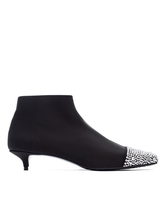 Chicago stretch ankle boots with rhinestones LOOKIE ATELIER