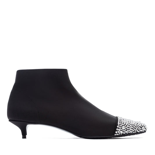 Chicago stretch ankle boots with rhinestones LOOKIE ATELIER