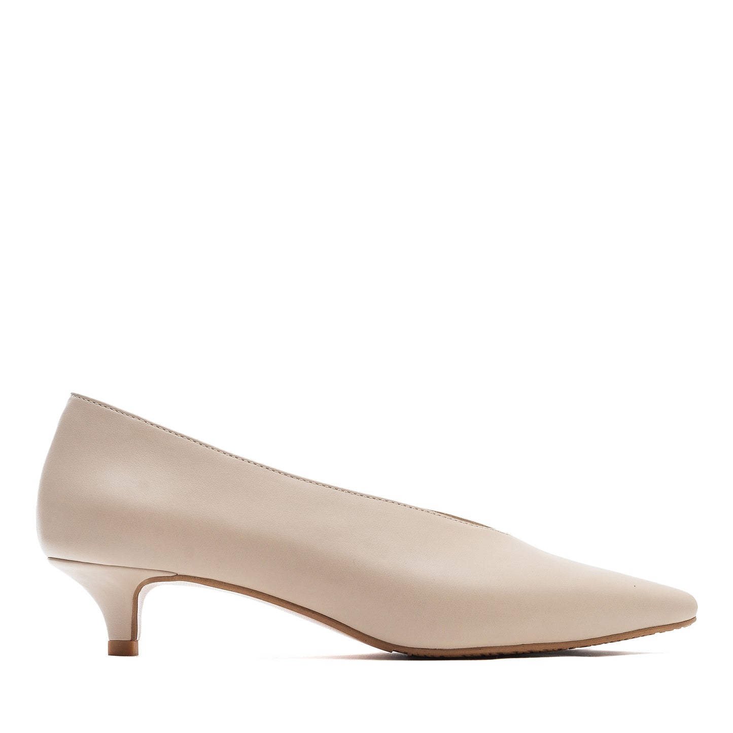 Comfortable Erica beige pumps for every day LOOKIE ATELIER