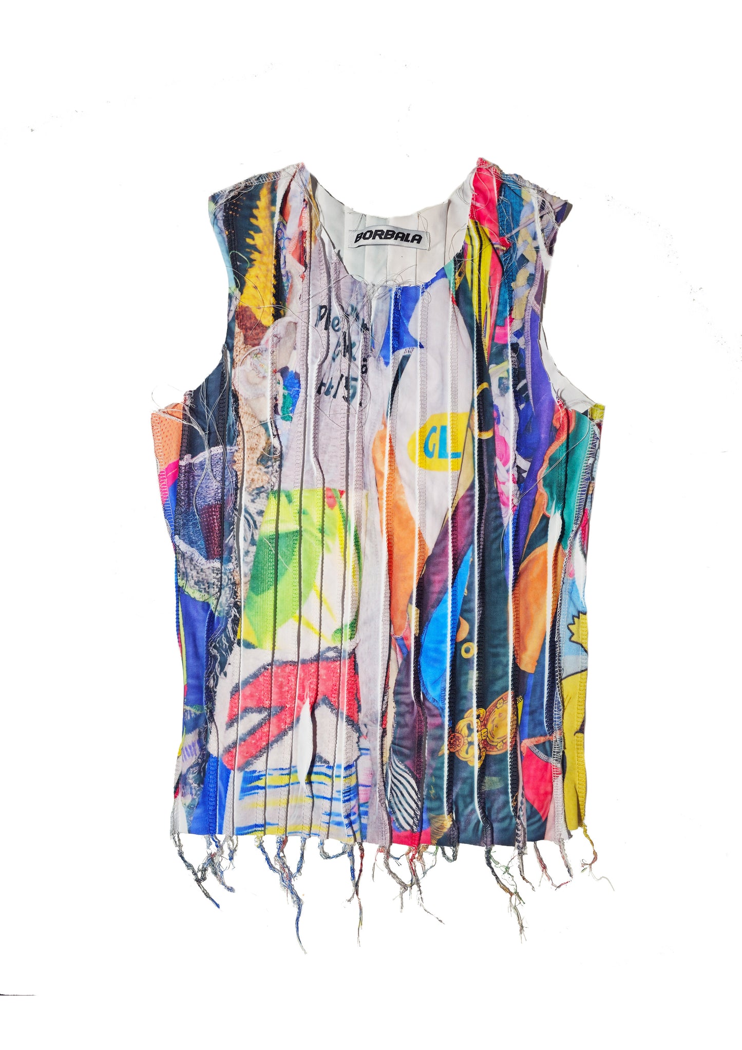 Textured Illusion Tank Top BORBALA