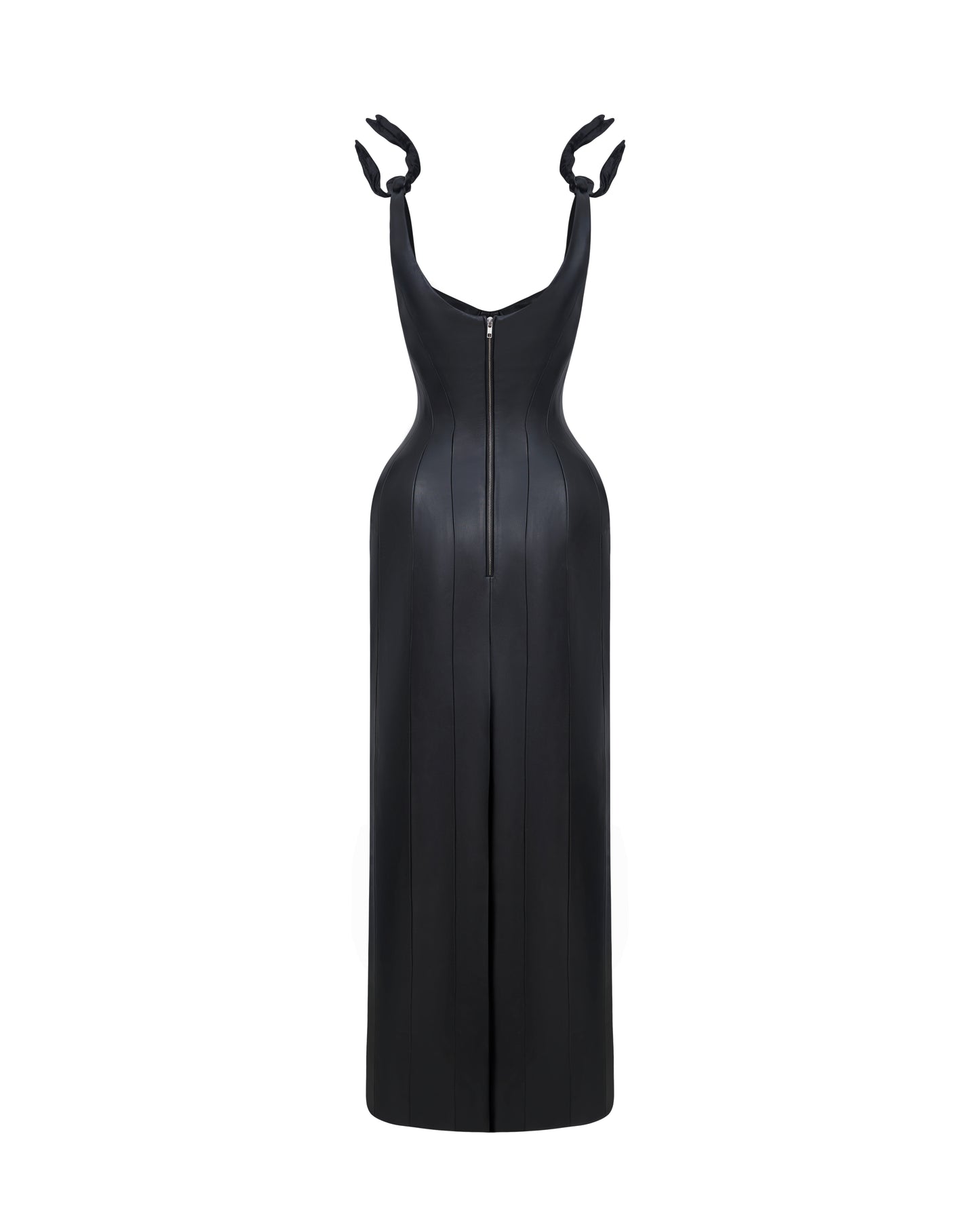 DRESS #01 — Sculptural Corset Hourglass Maxi Dress GUDU