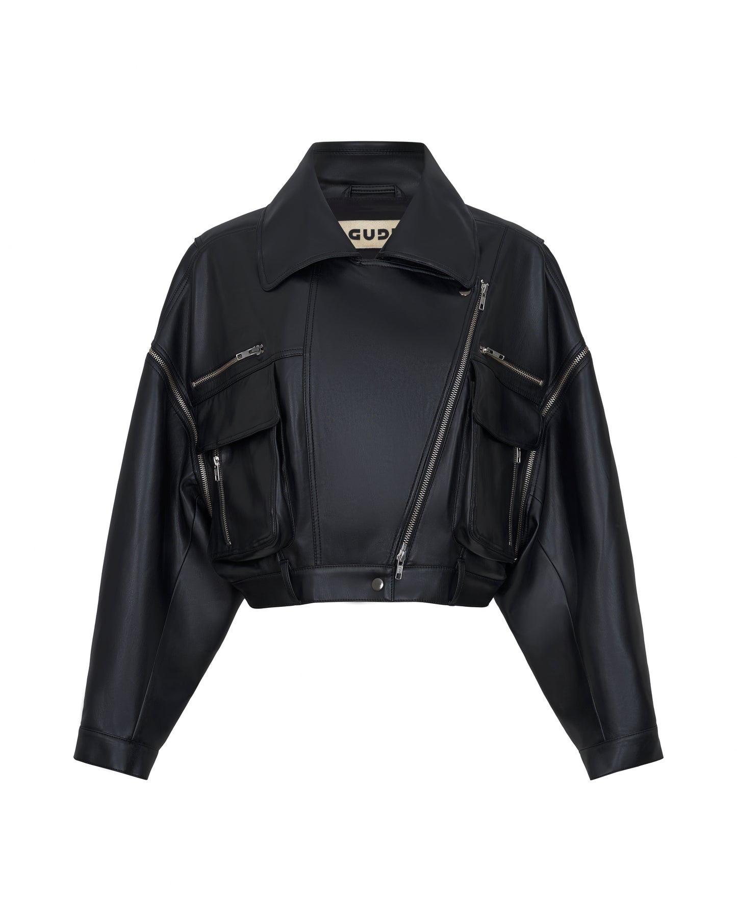 JACKET #09 — Convertible Faux Leather Jacket GUDU
