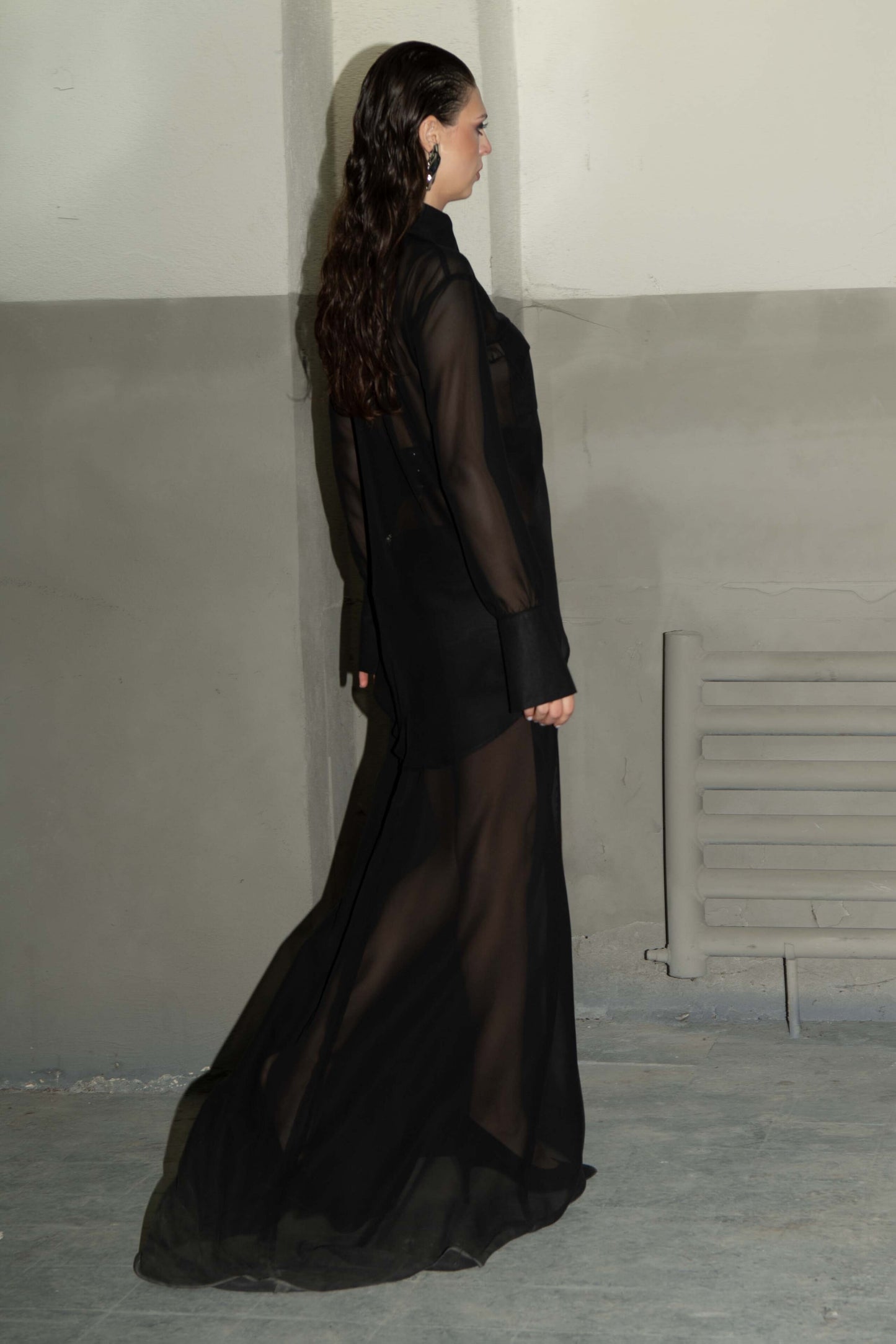 Maxi Suspender Skirt VESTIAIRE D'UN OISEAU LIBRE