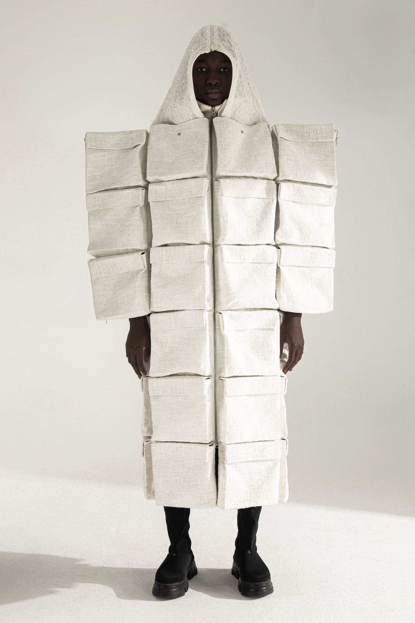 TRANSIT 3-way transforming piece: jumpsuit / coat DZHUS