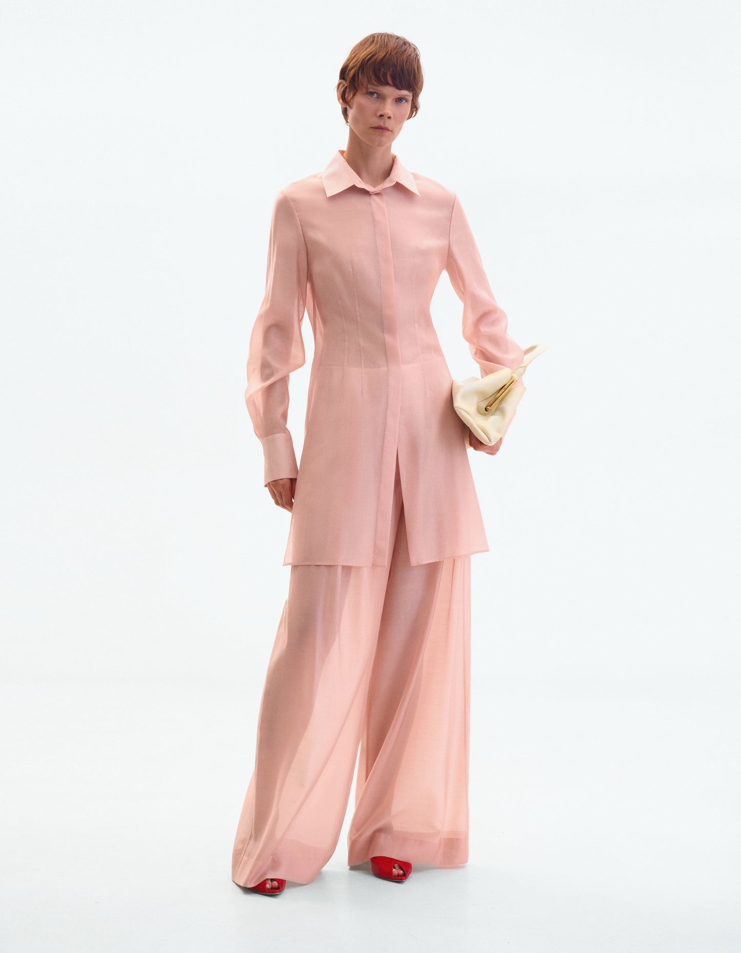Dusky pink shirt ELENA REVA