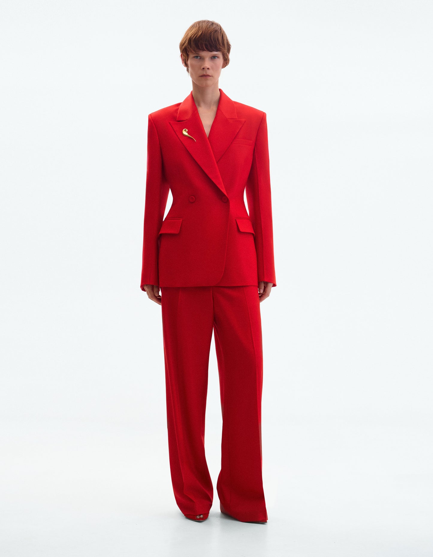 Red tailored jacket ELENA REVA
