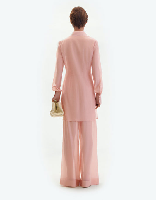 Dusky pink trousers ELENA REVA
