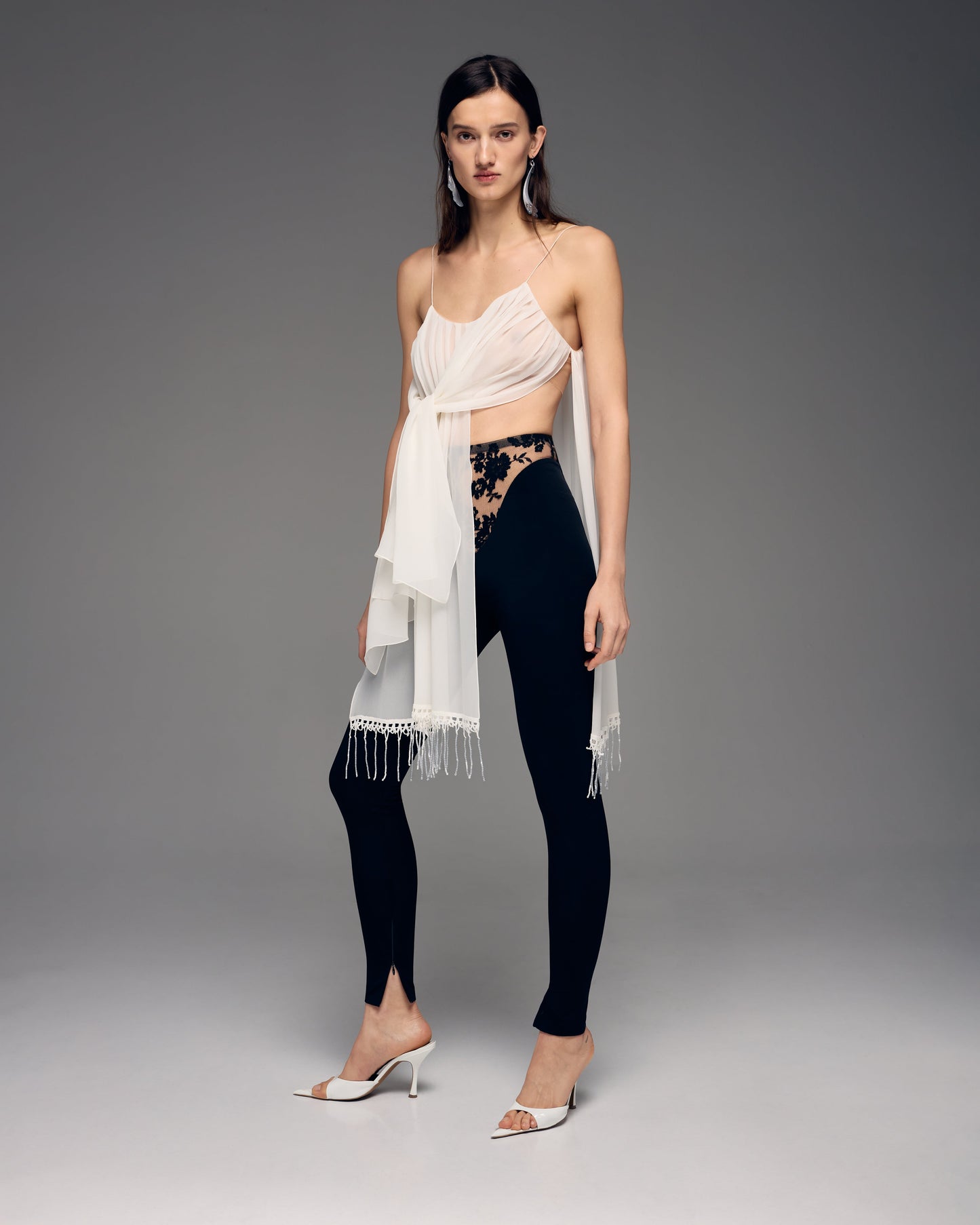 Corset leggings with lace details FROLOV