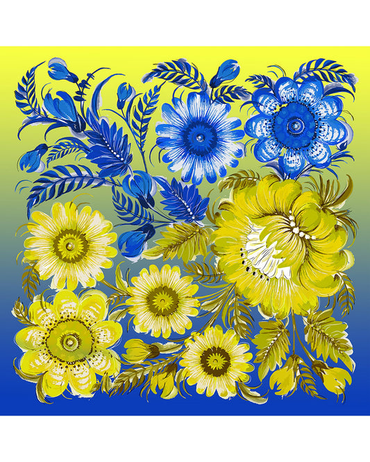 Silk Scarf Free OLIZ