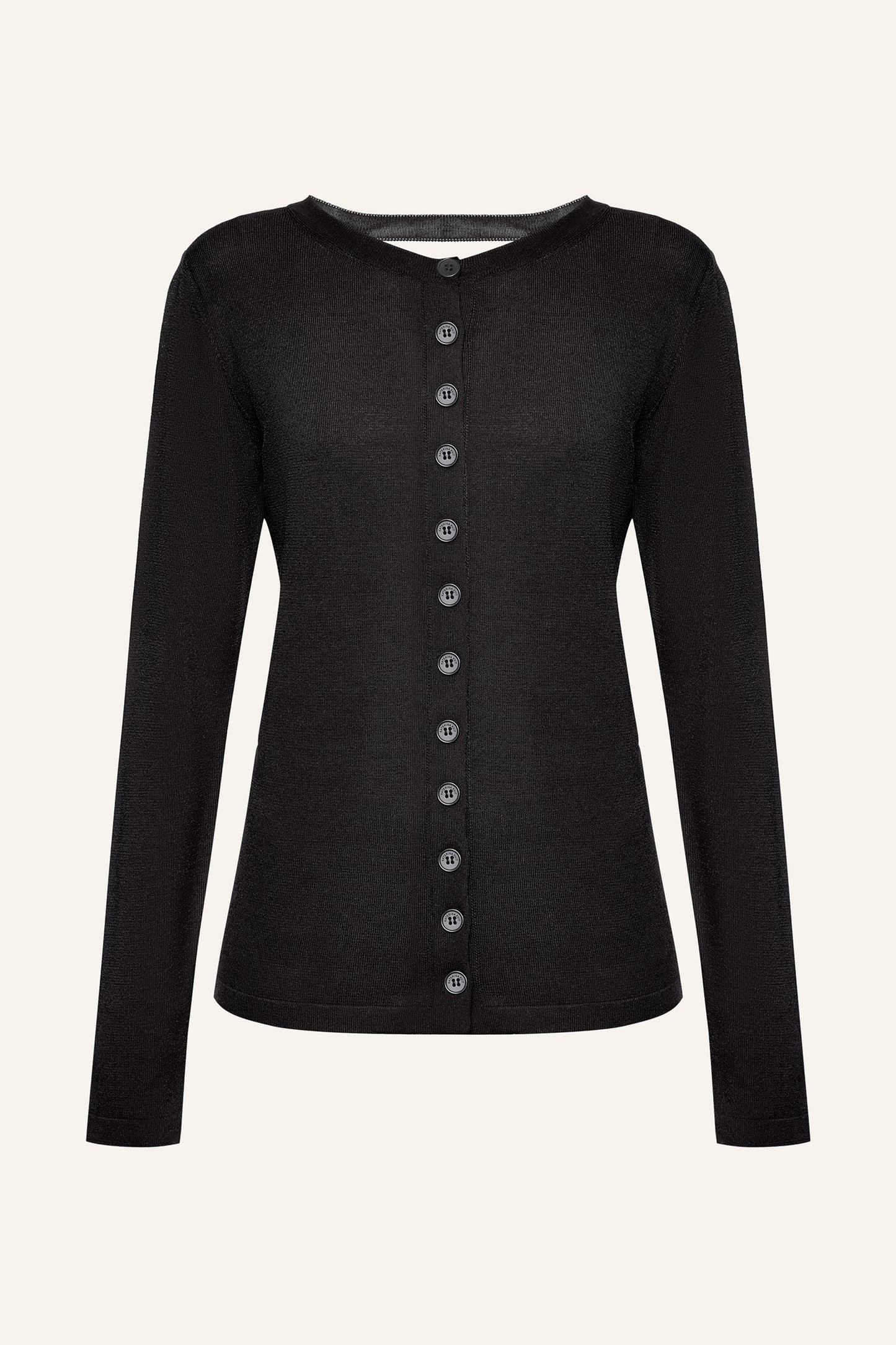 CARDIGAN OPEN BACK KATERINA KVIT