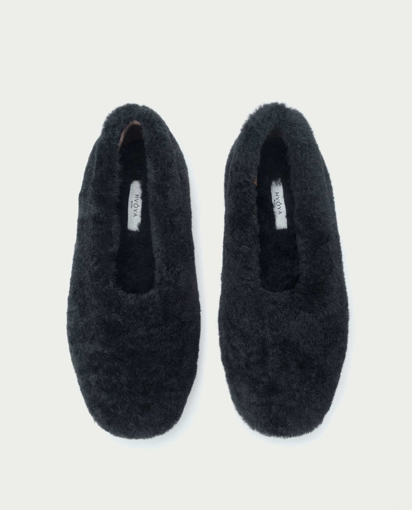 Fur-Fur Ballerinas Black Short HVOYA