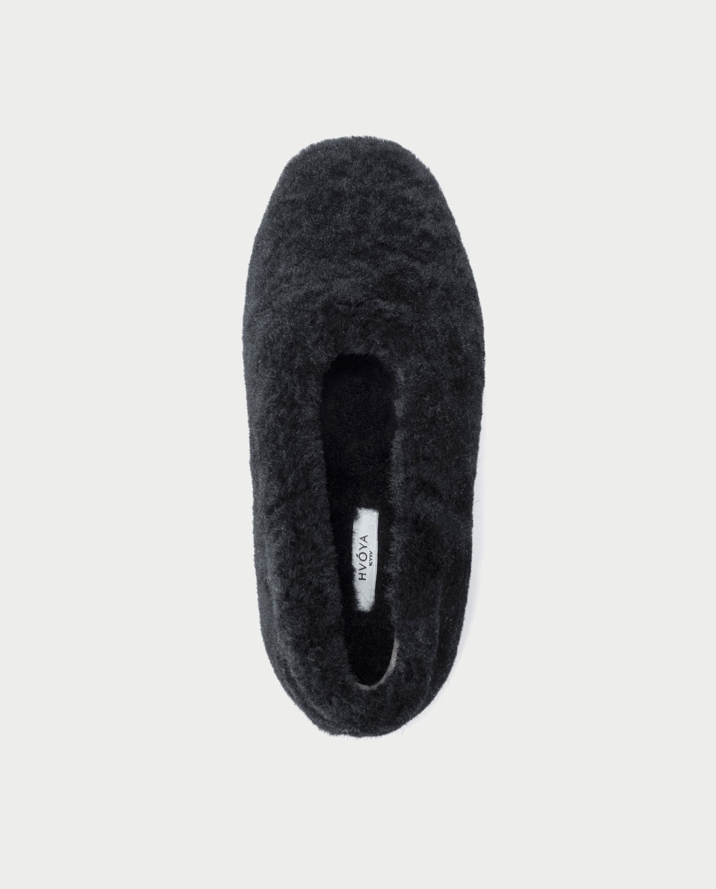 Fur-Fur Ballerinas Black Short HVOYA