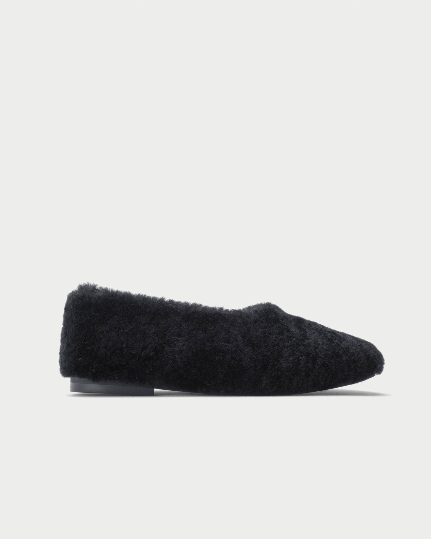 Fur-Fur Ballerinas Black Short HVOYA