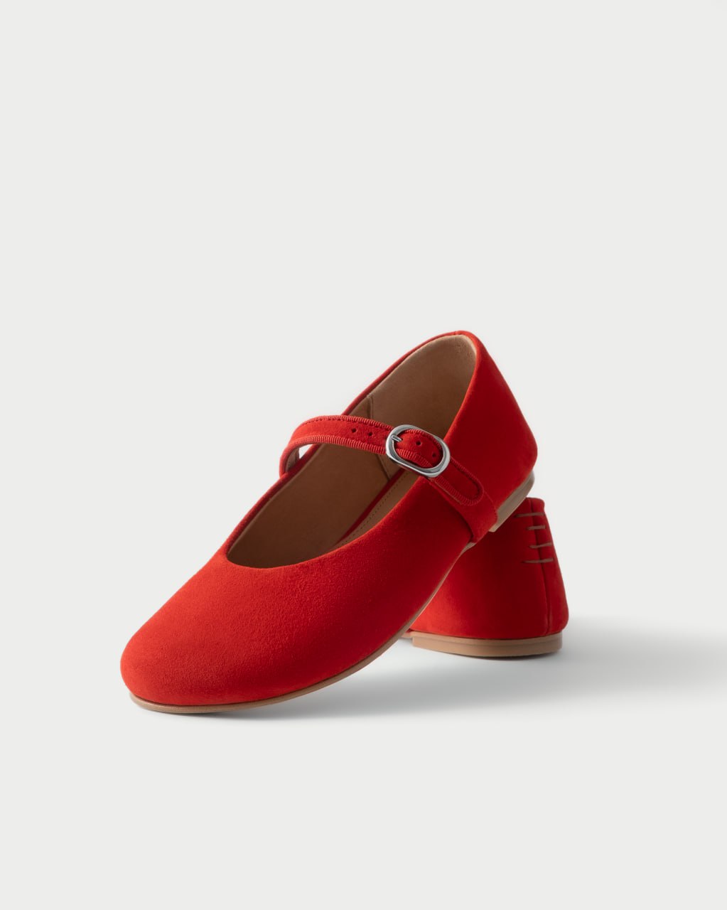 Mini Jane Ballerinas Red HVOYA