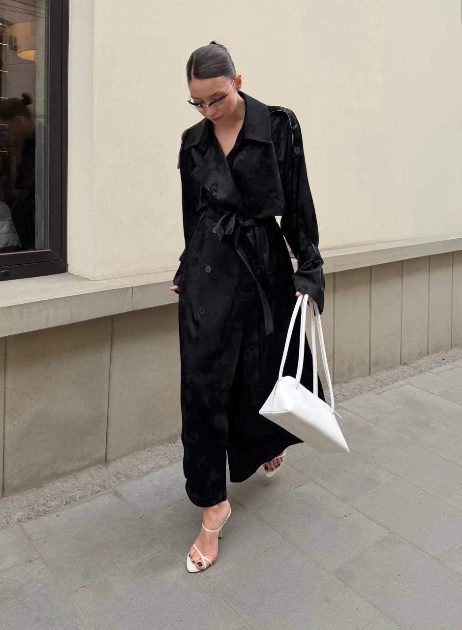 VISCOSE COAT KATERINA KVIT