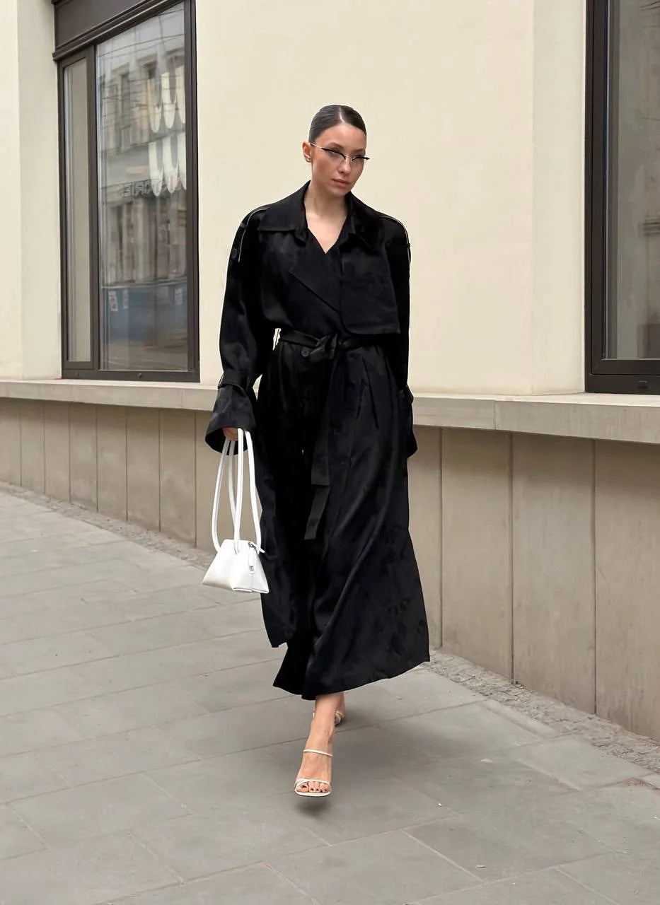VISCOSE COAT KATERINA KVIT