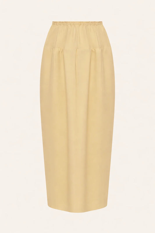 COTTON SAND SKIRT KATERINA KVIT