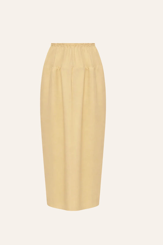 COTTON SAND SKIRT KATERINA KVIT