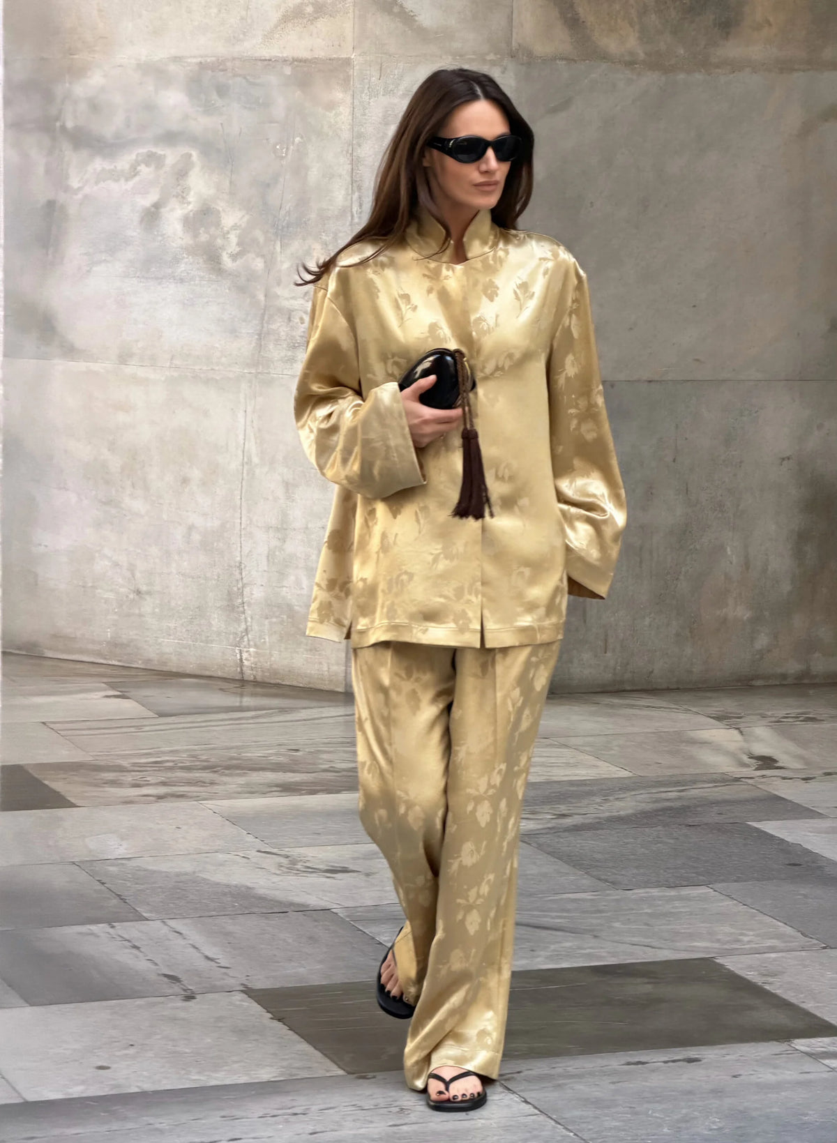 VISCOSE SHIRT KATERINA KVIT
