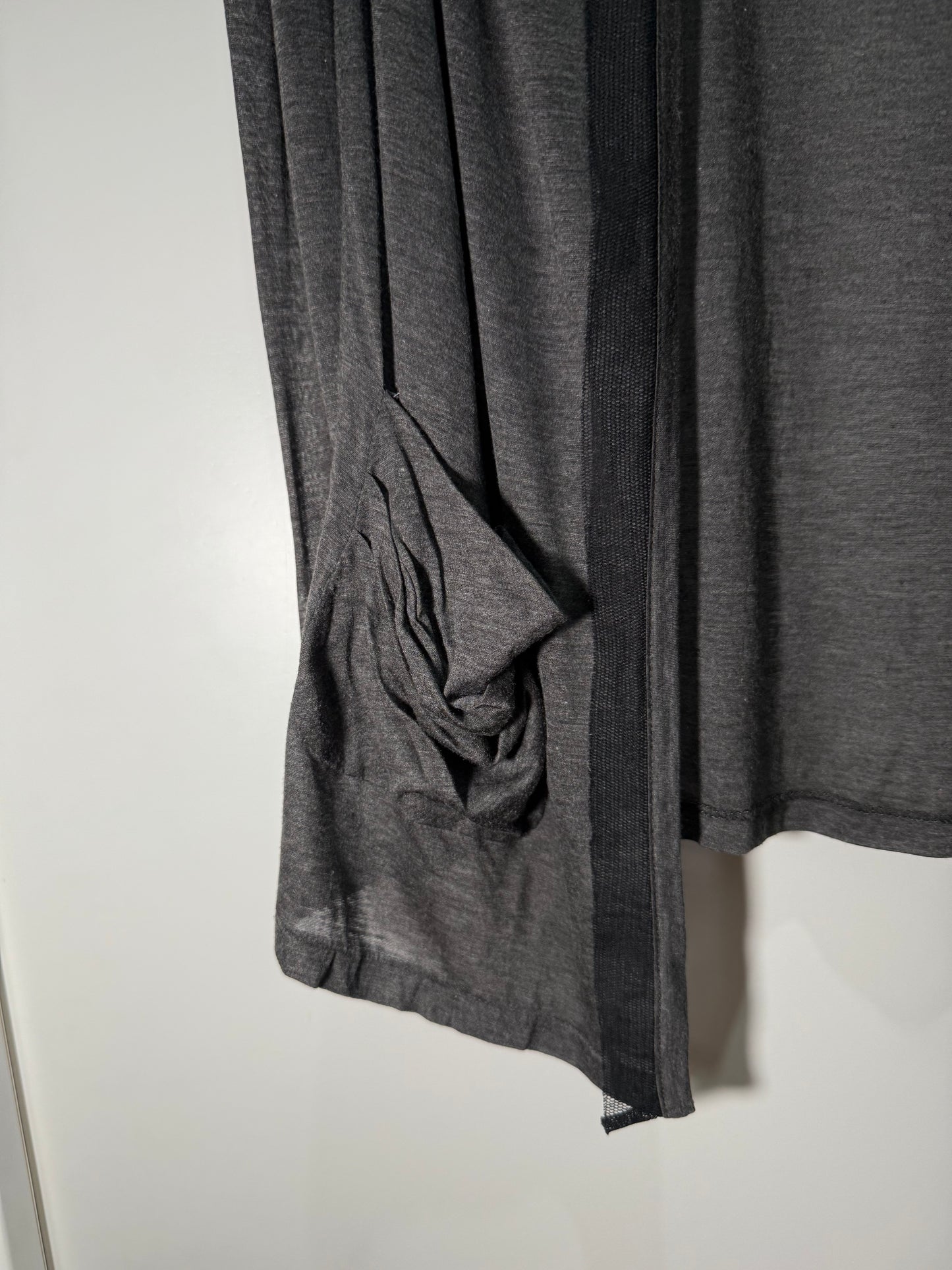 Sheer Open-Front Cardigan in Grey Rayon JASON WU (Pre-Owned)