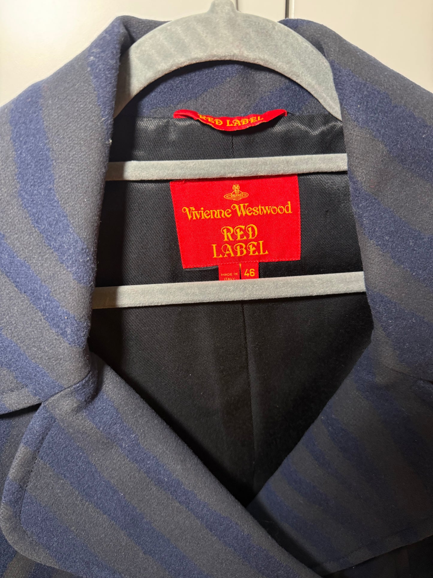 Coat Navy Blue VIVIENNE WESTWOOD RED LABEL (Pre-Owned)