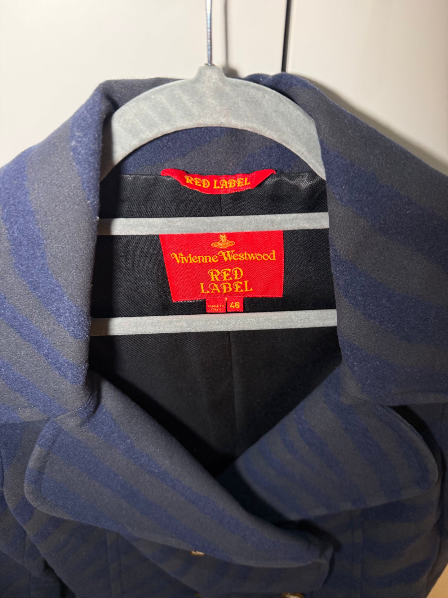 Coat Navy Blue VIVIENNE WESTWOOD RED LABEL (Pre-Owned)