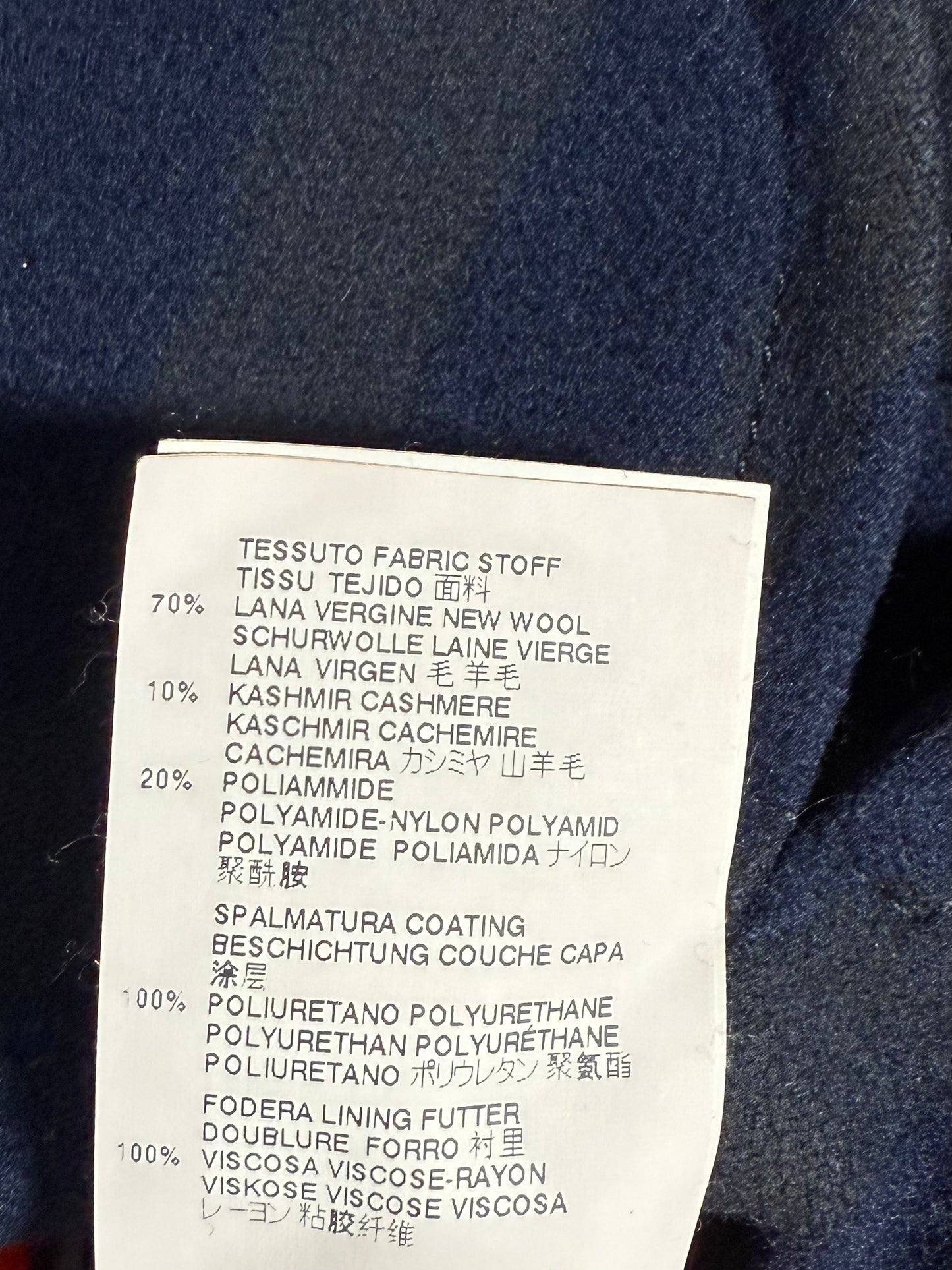 Coat Navy Blue VIVIENNE WESTWOOD RED LABEL (Pre-Owned)
