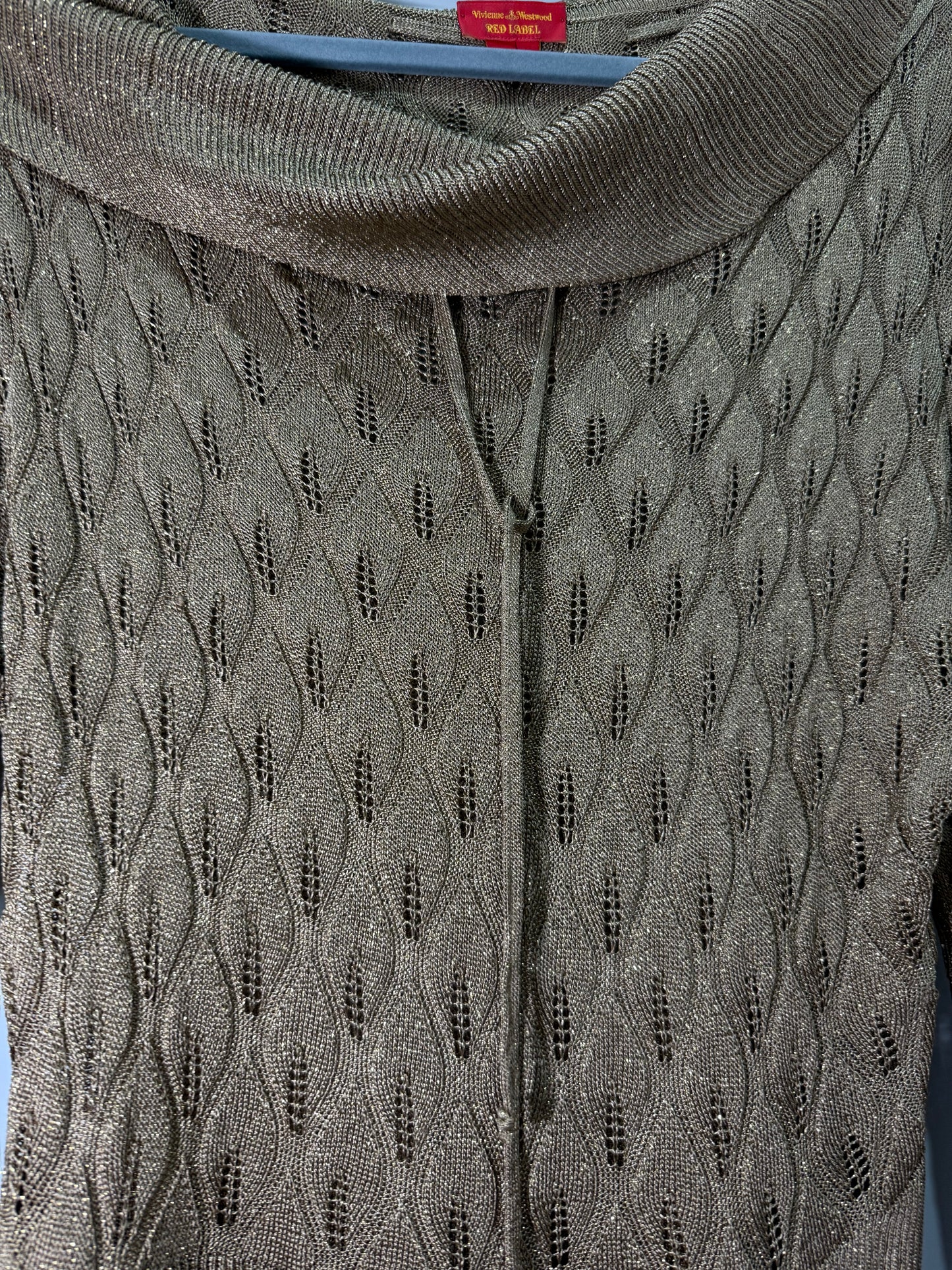 Red Label Gold Knit Sweater VIVIENNE WESTWOOD (Pre-Owned)