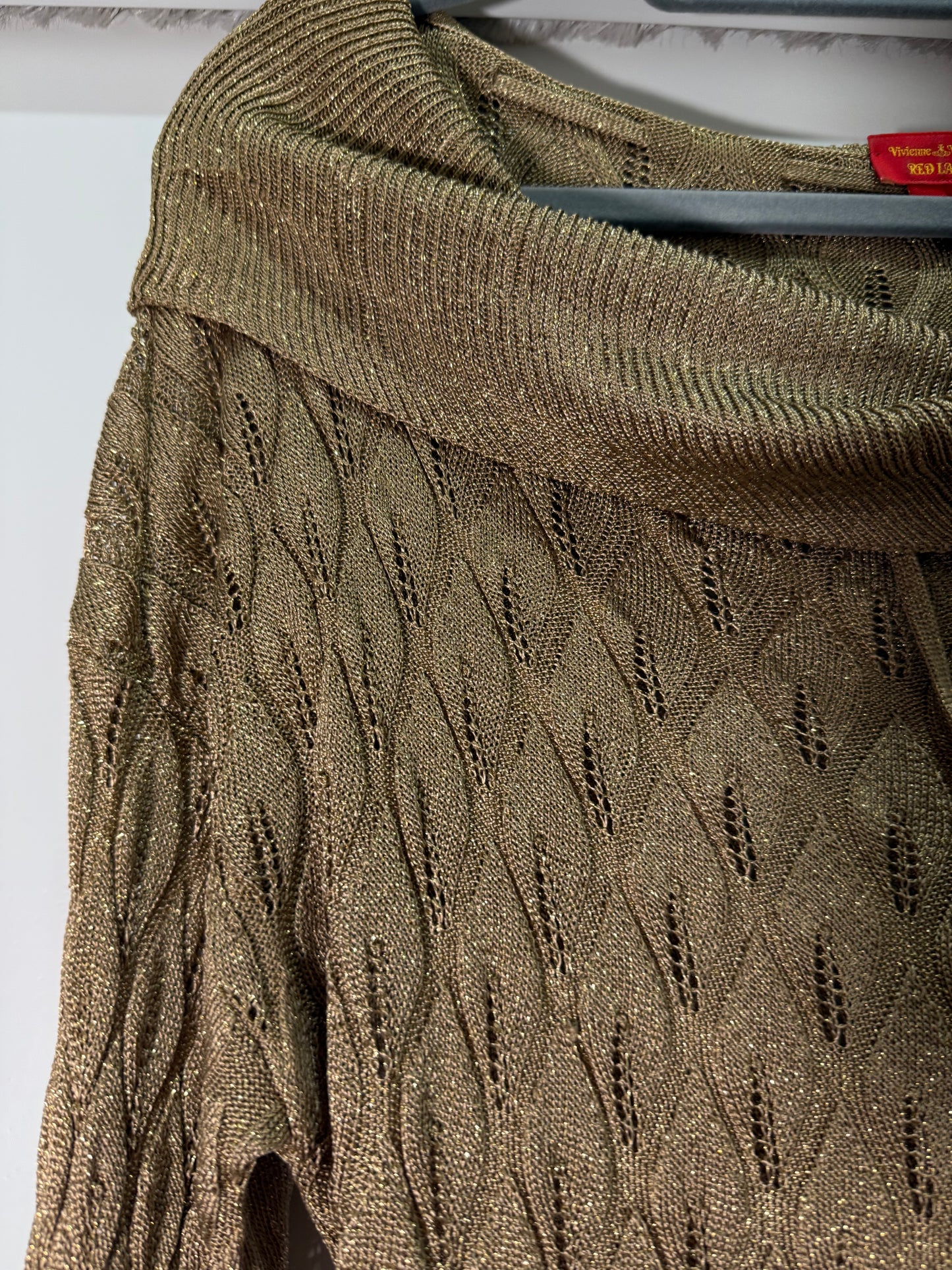 Red Label Gold Knit Sweater VIVIENNE WESTWOOD (Pre-Owned)