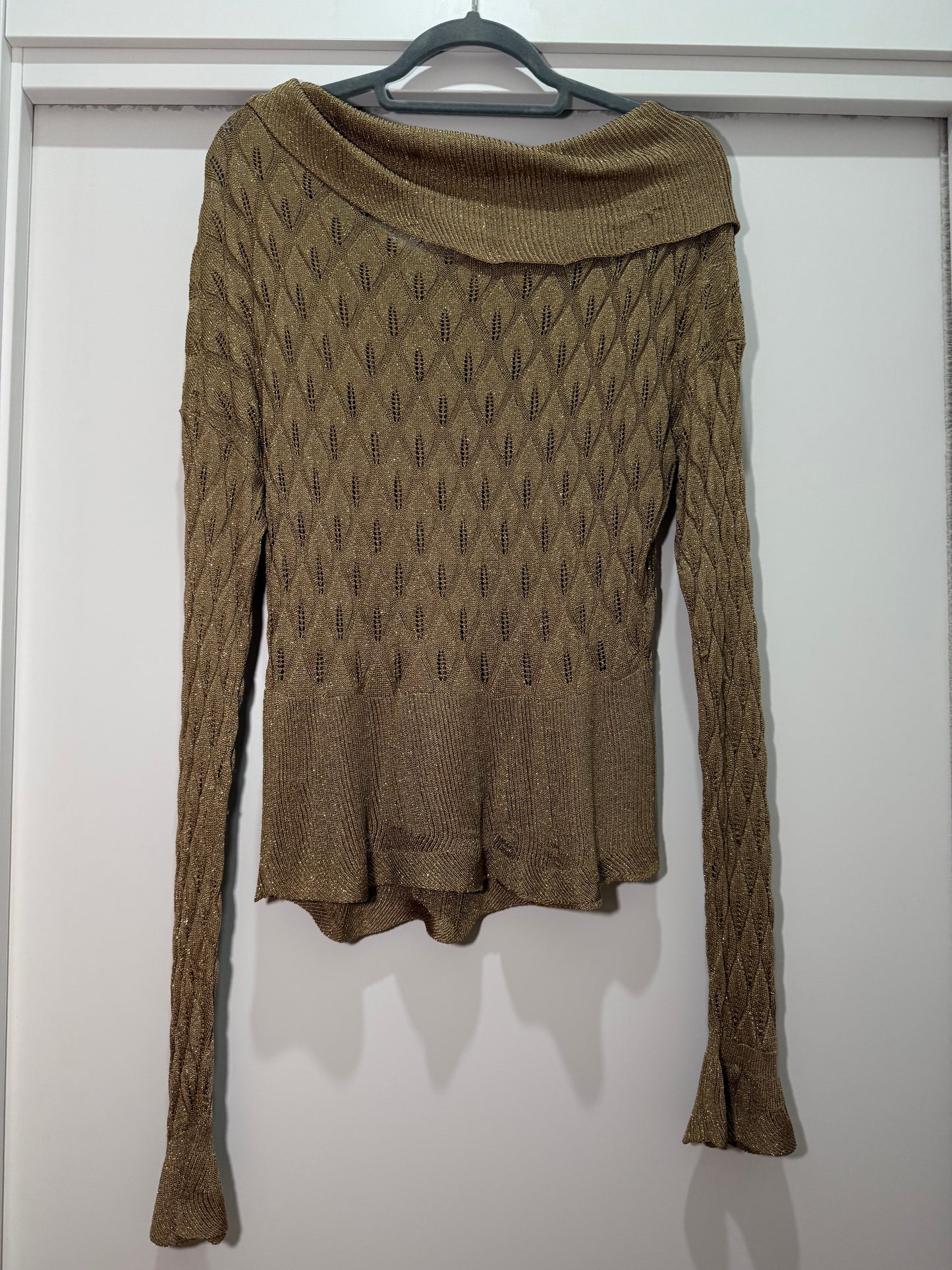 Red Label Gold Knit Sweater VIVIENNE WESTWOOD (Pre-Owned)