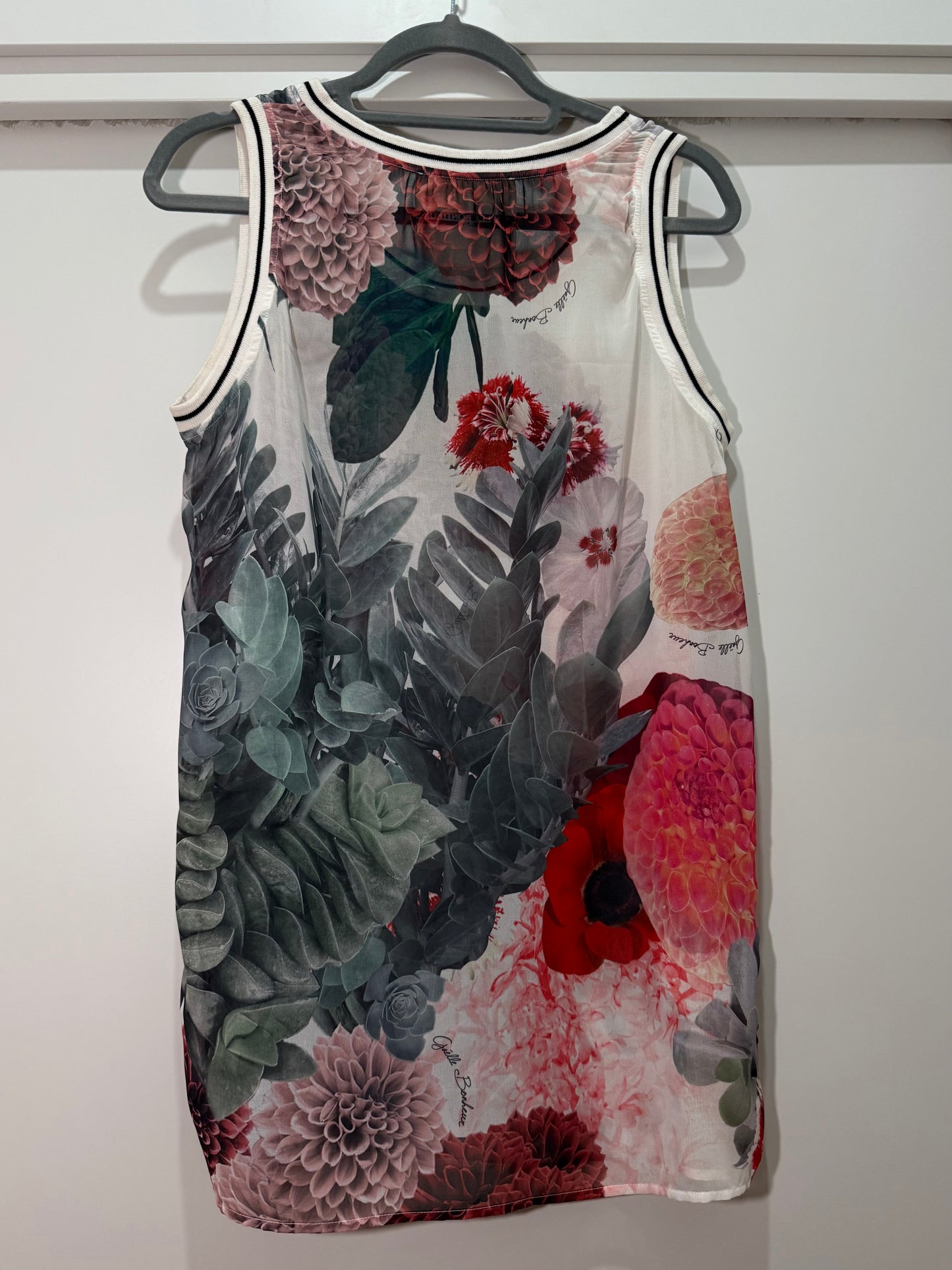 Floral Print Sleeveless Top – Sheer Lightweight GAËLLE BONHEUR PARIS (Pre-Owned)