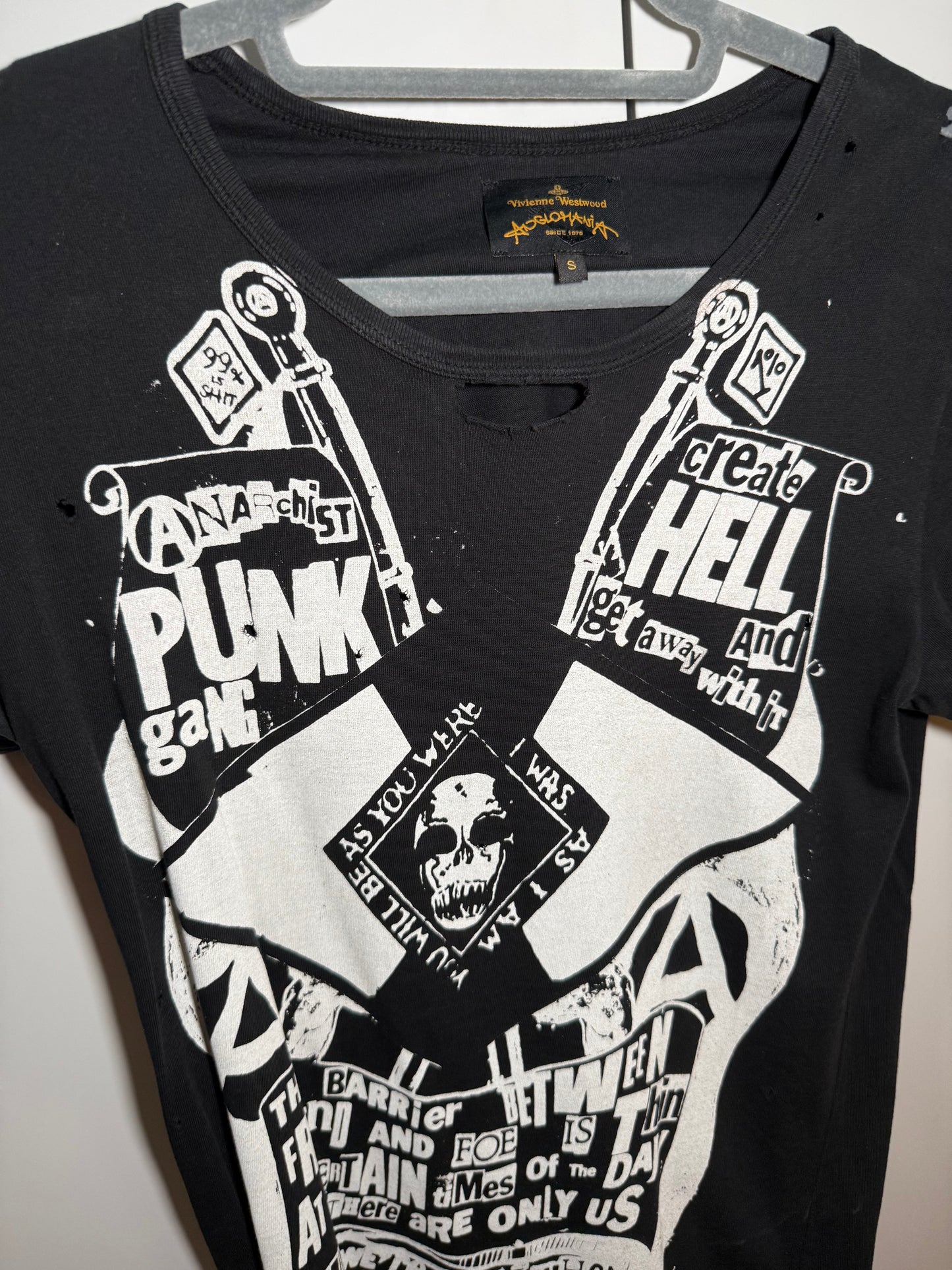Anglomania Punk Graphic T-Shirt VIVIENNE WESTWOOD (Pre-Owned)