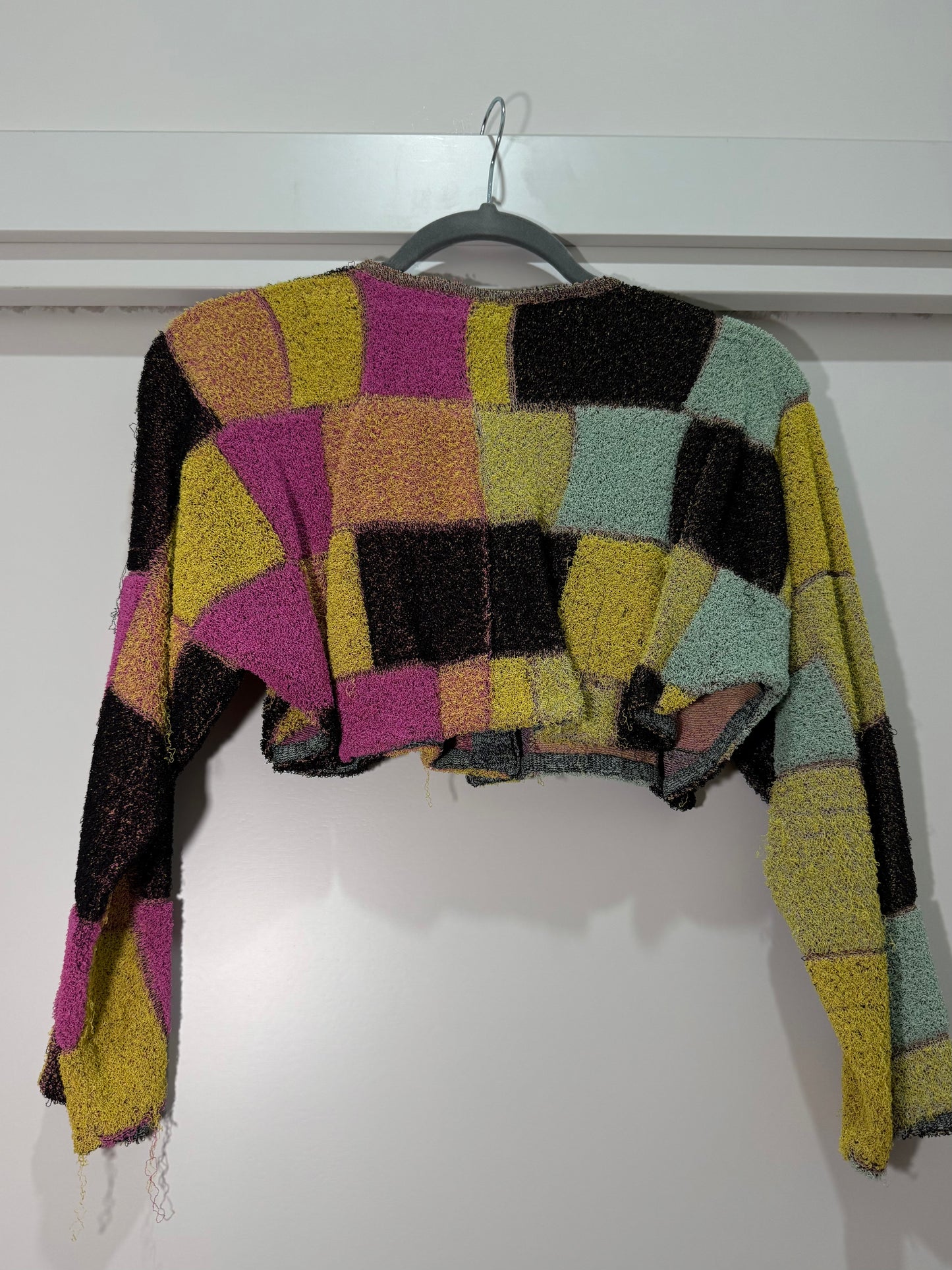 Cropped Knit Cardigan Patchwork Unisex VIVIENNE WESTWOOD ANDREAS KRONTHALER (Pre-Owned)