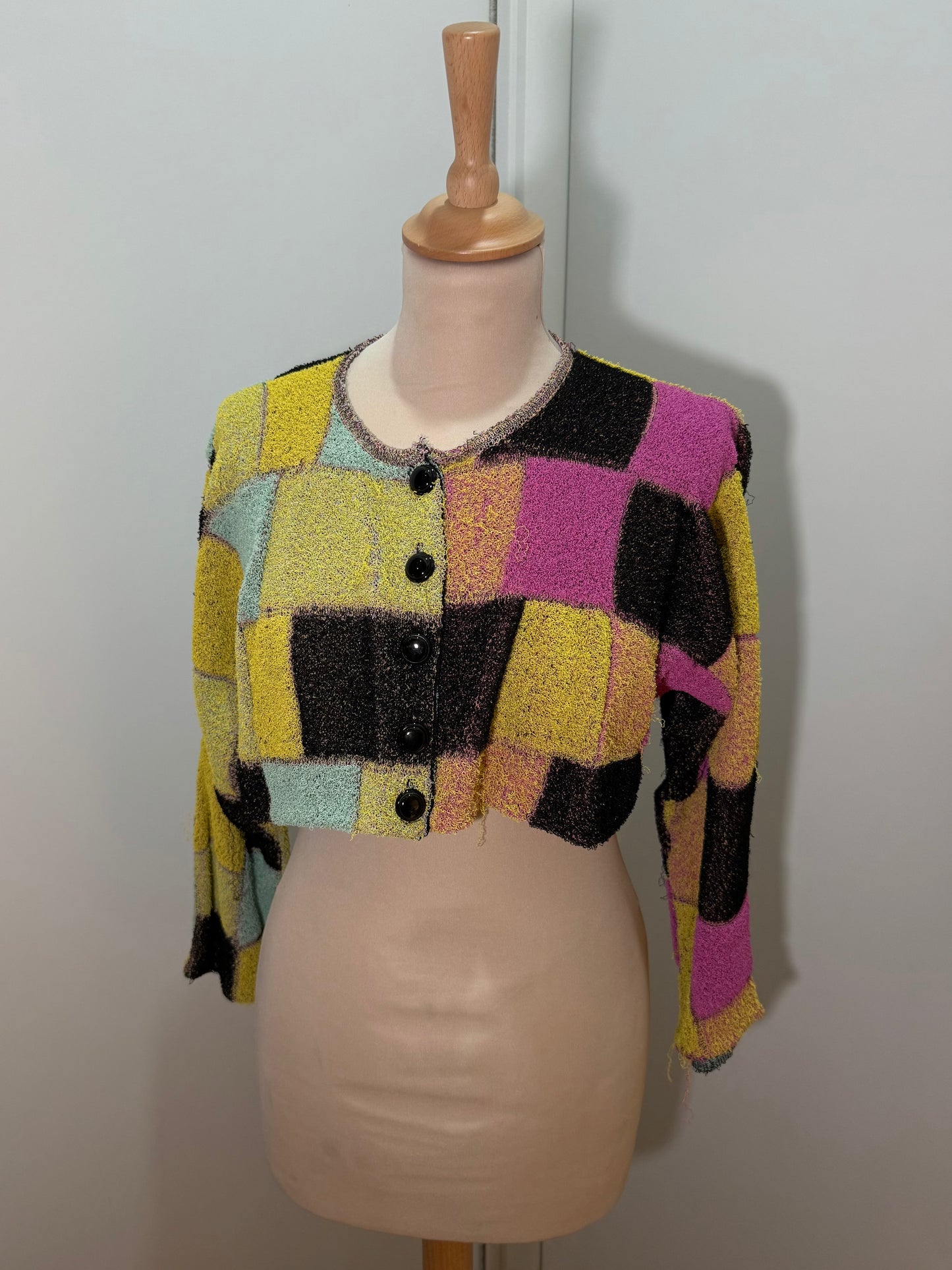 Cropped Knit Cardigan Patchwork Unisex VIVIENNE WESTWOOD ANDREAS KRONTHALER (Pre-Owned)