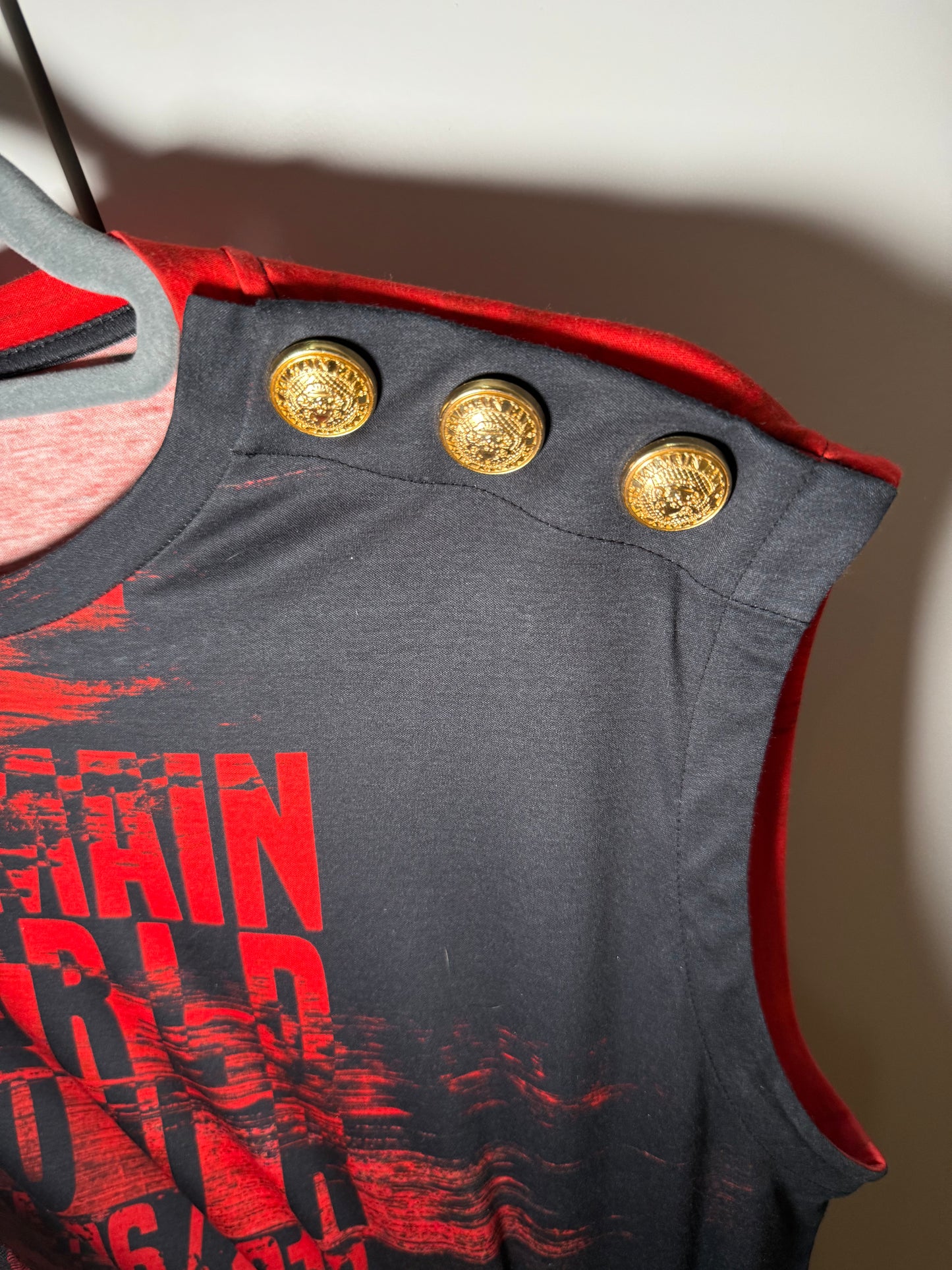 World Tour Graphic Sleeveless Top BALMAIN (Pre-Owned)