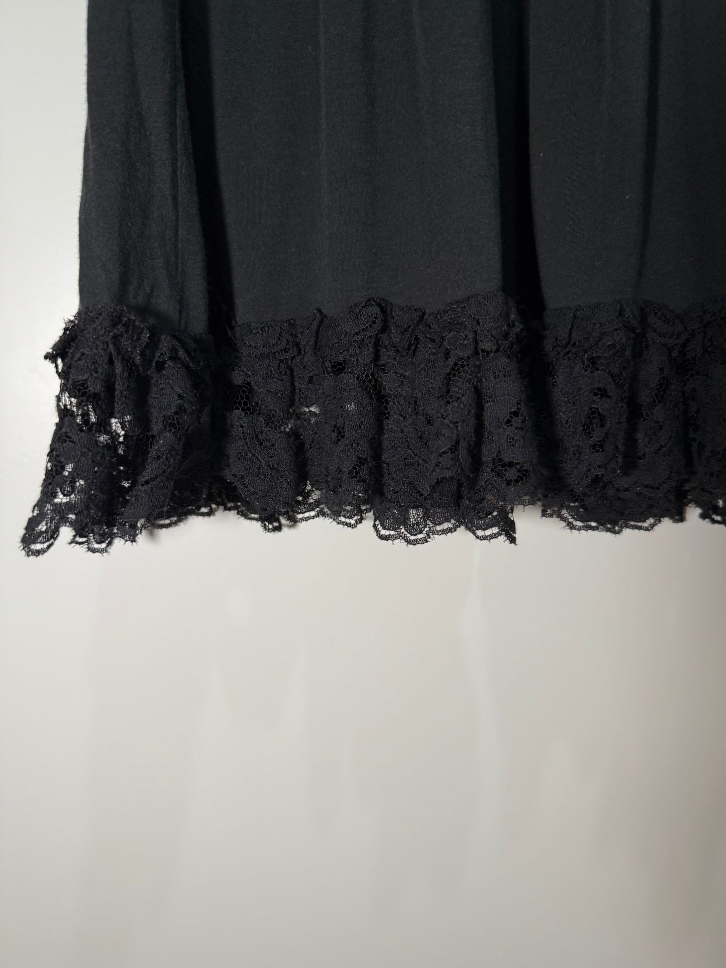 Black Lace Trim Top DOLCE & GABBANA (Pre-Owned)