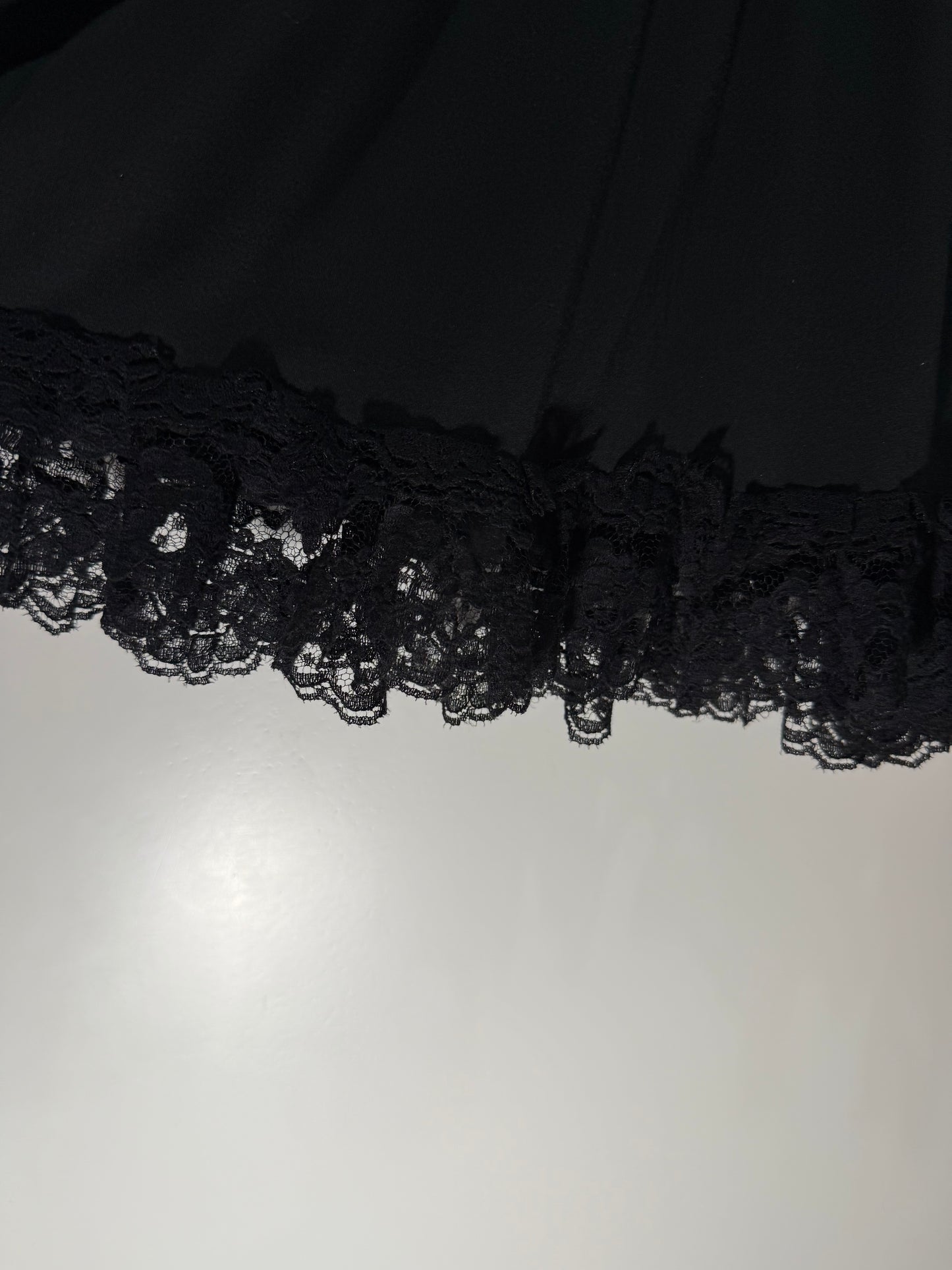 Black Lace Trim Top DOLCE & GABBANA (Pre-Owned)