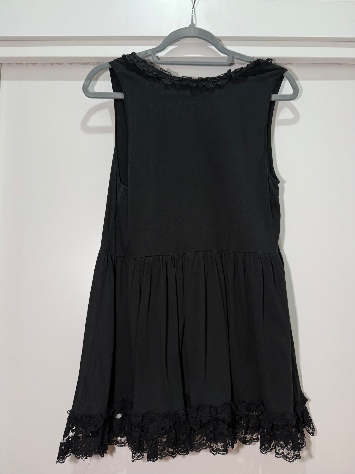 Black Lace Trim Top DOLCE & GABBANA (Pre-Owned)