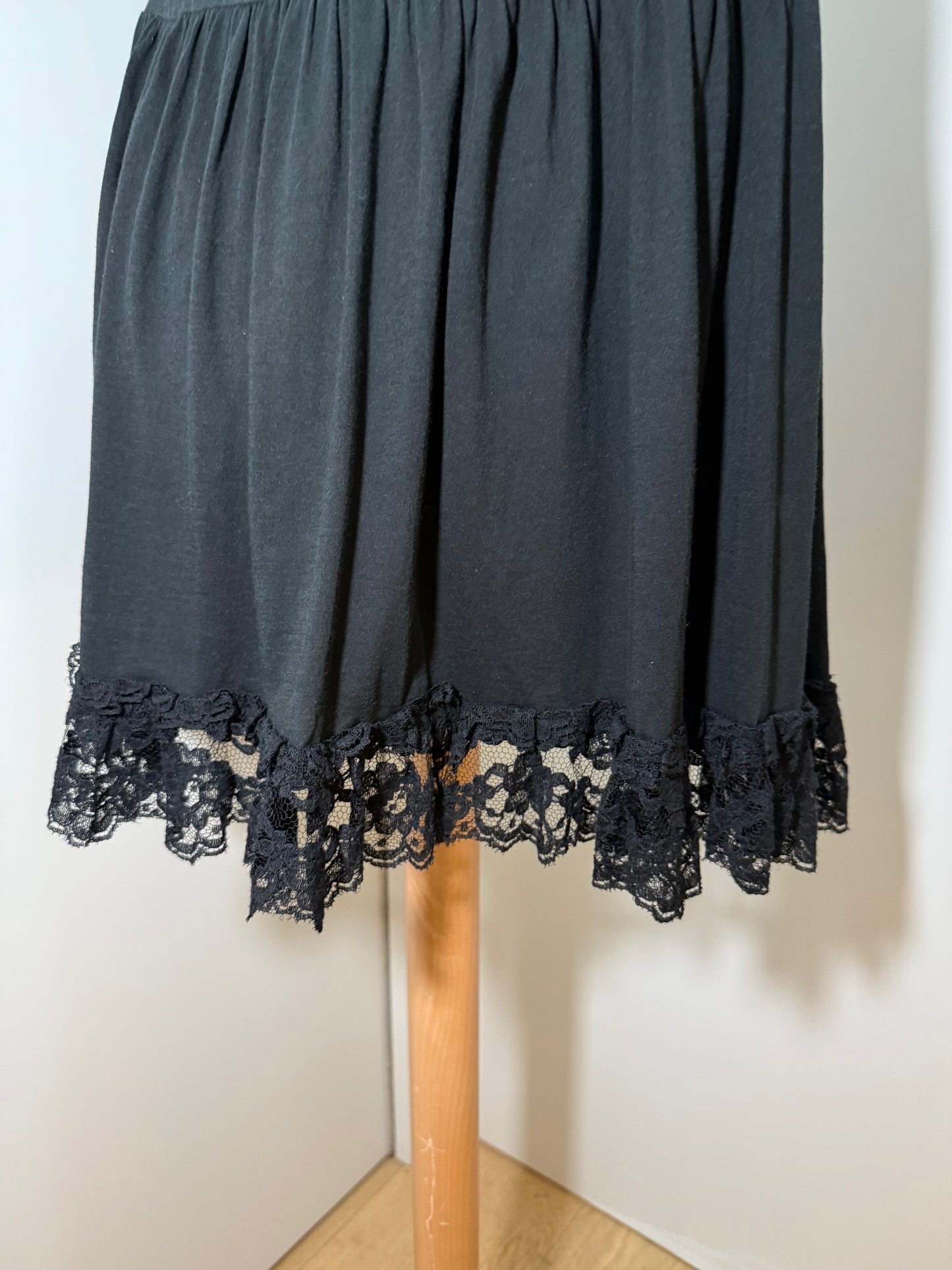 Black Lace Trim Top DOLCE & GABBANA (Pre-Owned)
