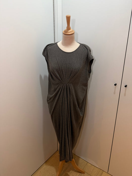 Draped Knit Cashmere Dress Gray RICK OWENS (Pre-Owned)