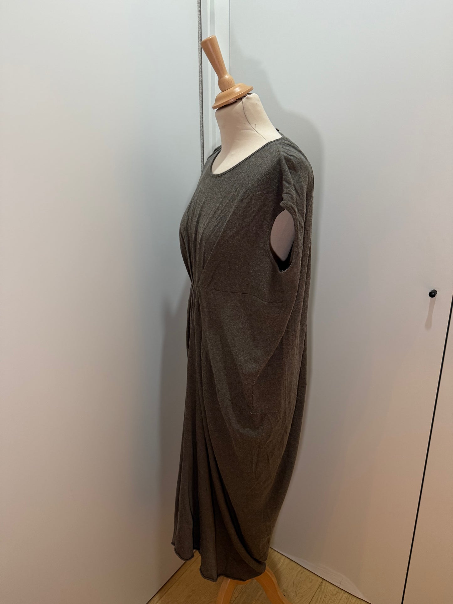 Draped Knit Cashmere Dress Gray RICK OWENS (Pre-Owned)