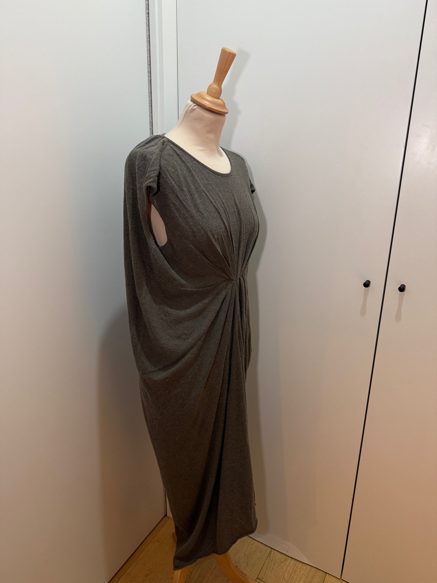 Draped Knit Cashmere Dress Gray RICK OWENS (Pre-Owned)