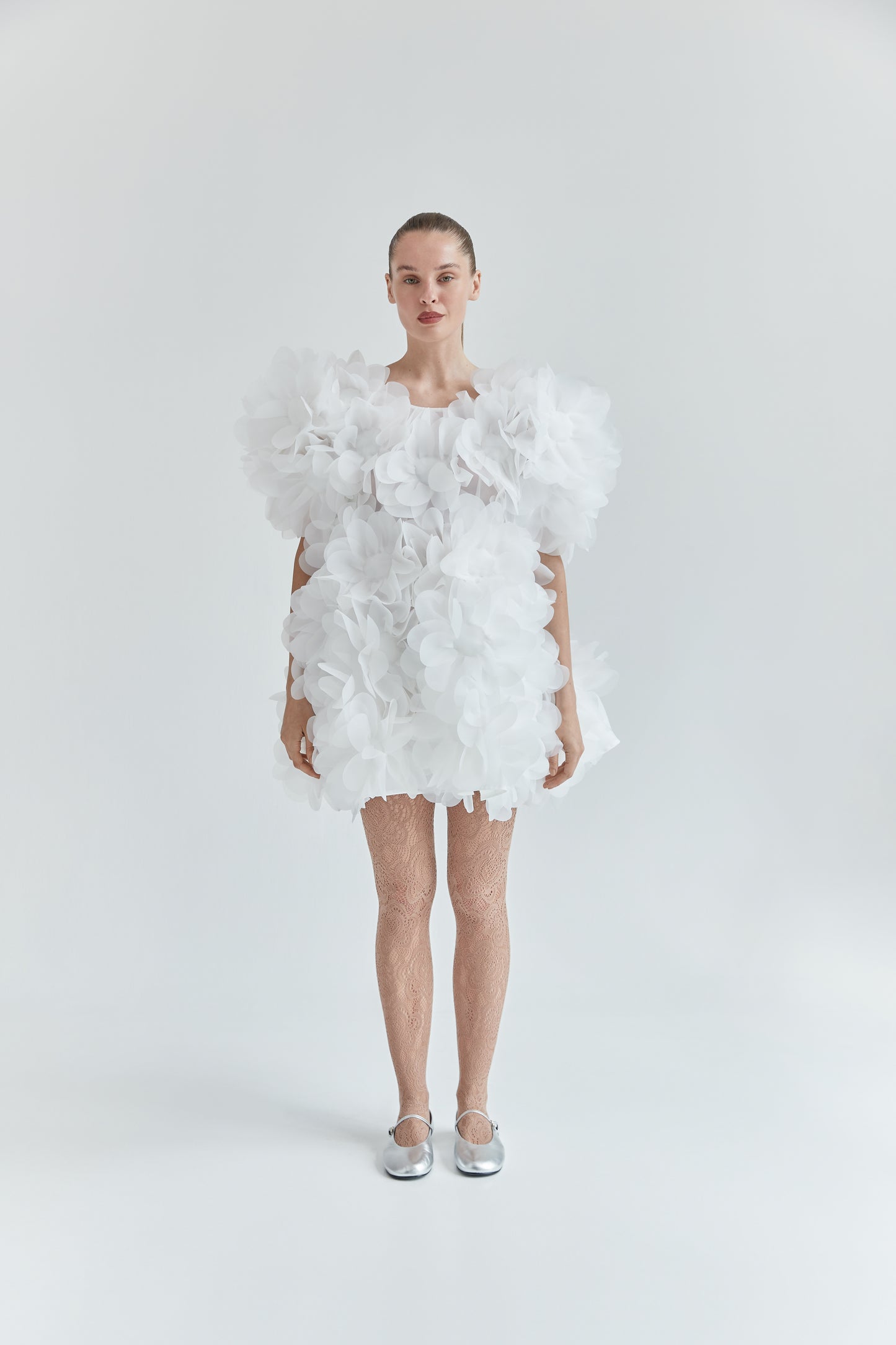 Peony Sweet Dress in milk white PASKAL