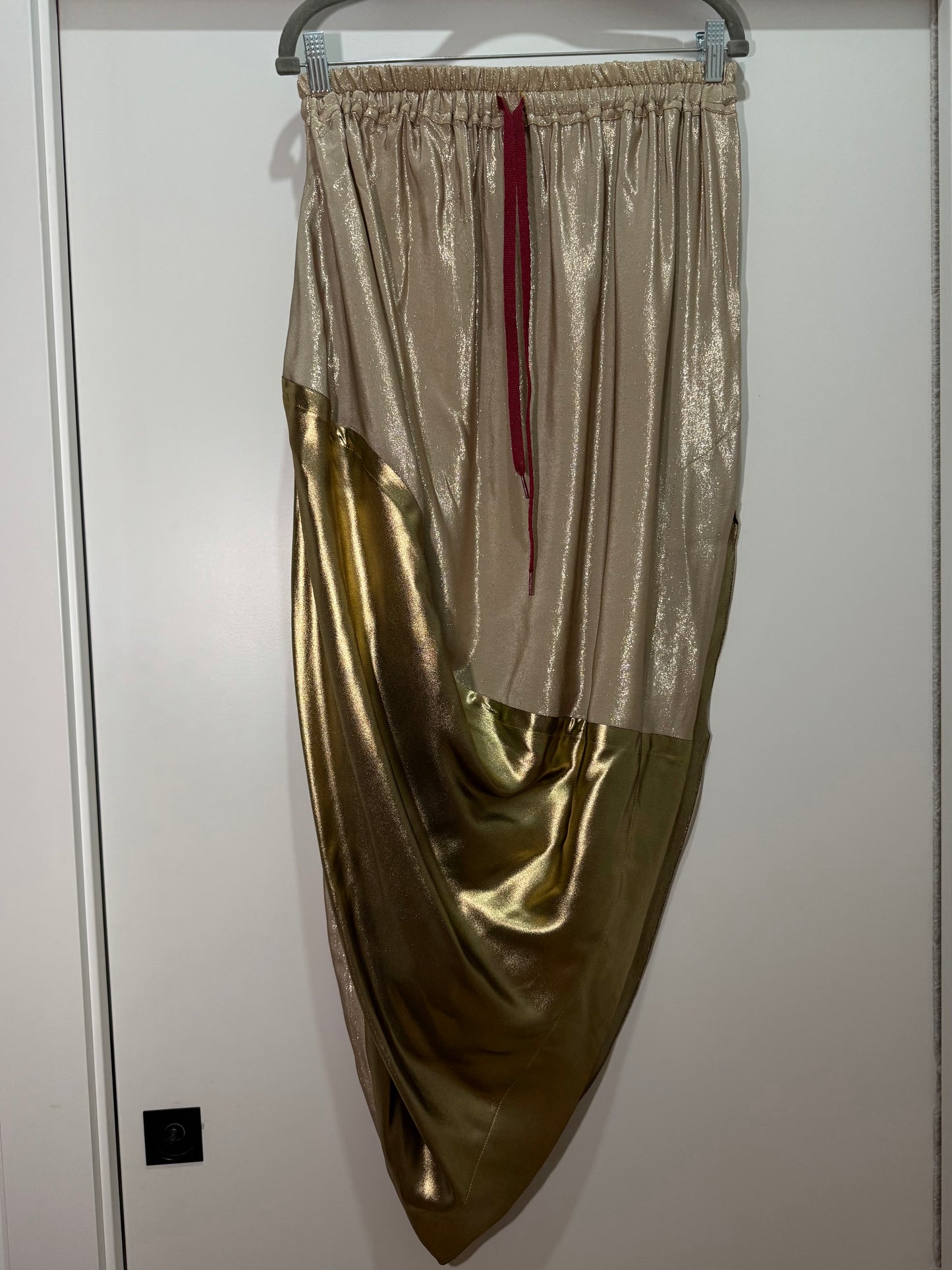 Draped Gold Skirt - Andreas Kronthaler VIVIENNE WESTWOOD GOLD LABEL (Pre-Owned)