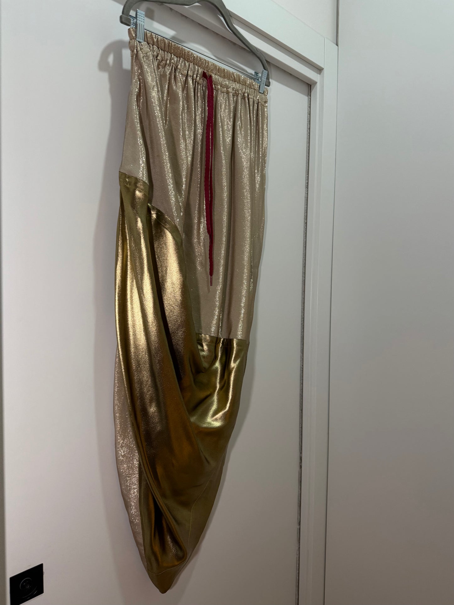 Draped Gold Skirt - Andreas Kronthaler VIVIENNE WESTWOOD GOLD LABEL (Pre-Owned)
