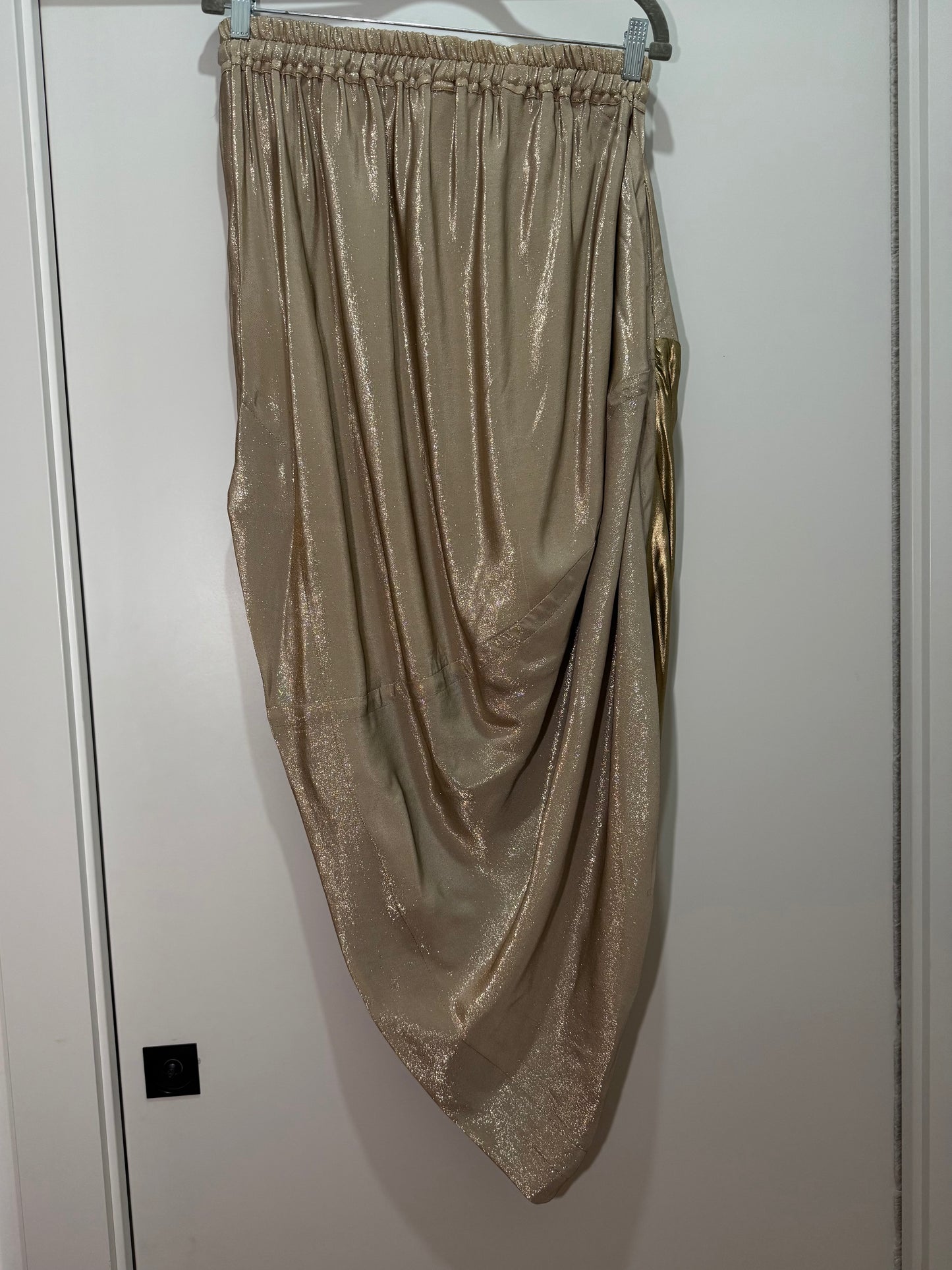 Draped Gold Skirt - Andreas Kronthaler VIVIENNE WESTWOOD GOLD LABEL (Pre-Owned)