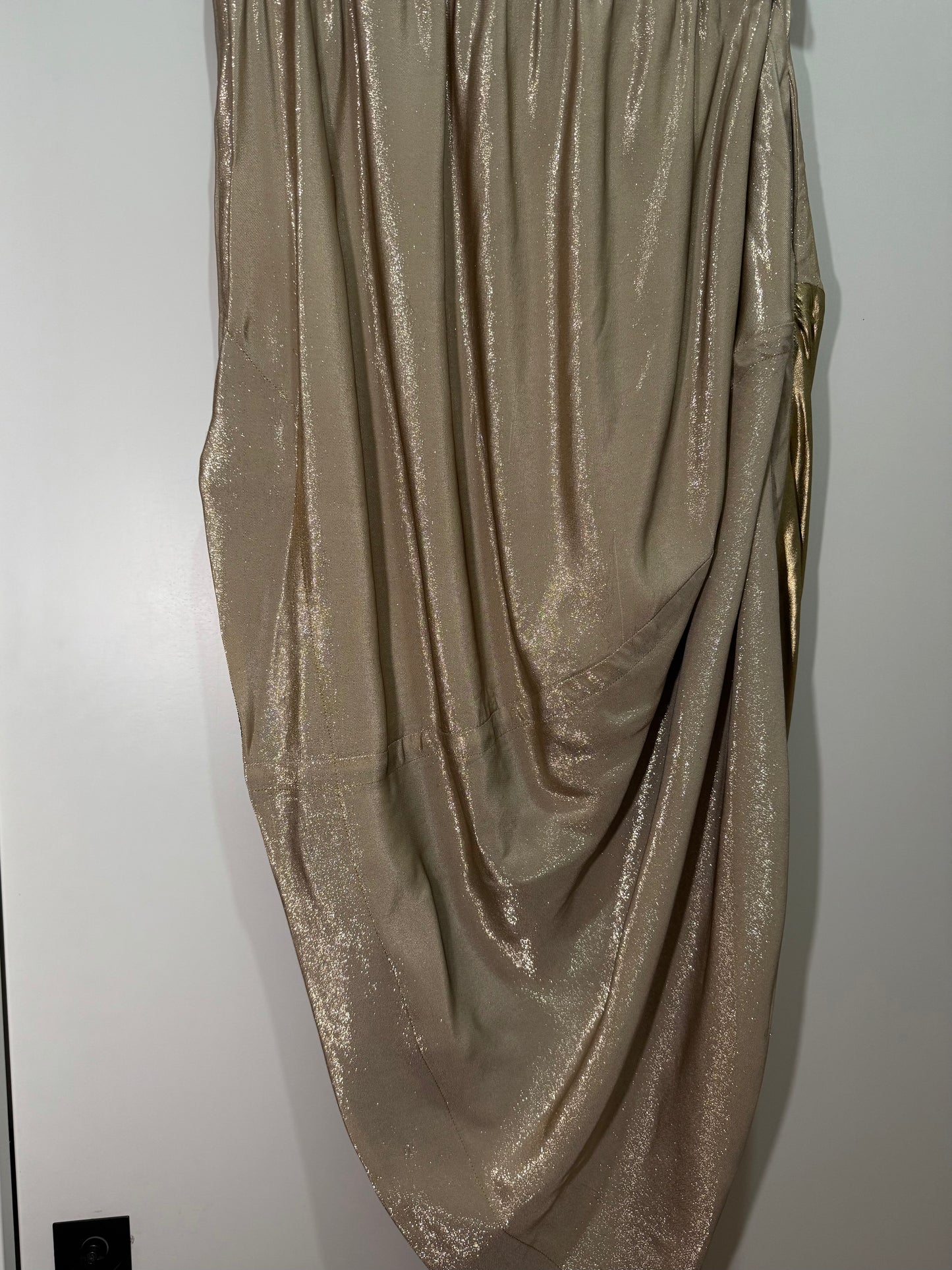 Draped Gold Skirt - Andreas Kronthaler VIVIENNE WESTWOOD GOLD LABEL (Pre-Owned)